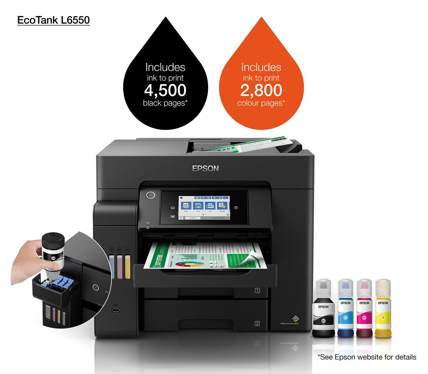 EcoTank L6550 | Consumer | Inkjet Printers | Printers | Products | Epson  Europe