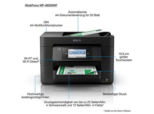 WorkForce Pro WF-4820DWF | MicroBusiness | Tintenstrahldrucker | Drucker |  Produkte | Epson Deutschland