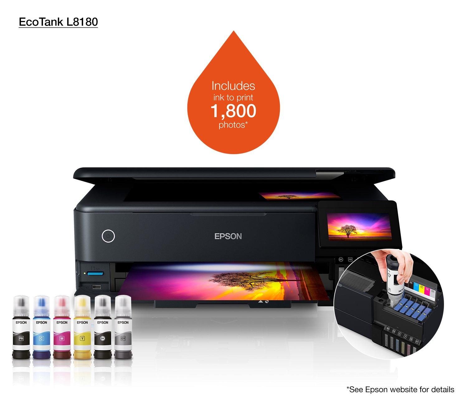 Novocolor, S.A. - ❗ N U E V A ❗ IMPRESORA EPSON L8180 MULTIFUNCIONAL A3  🖨🧾🤩 ¡IMPRIME HASTA A3+! Descubre la nueva tecnología de impresión con 6  colores de tinta (CMYK 