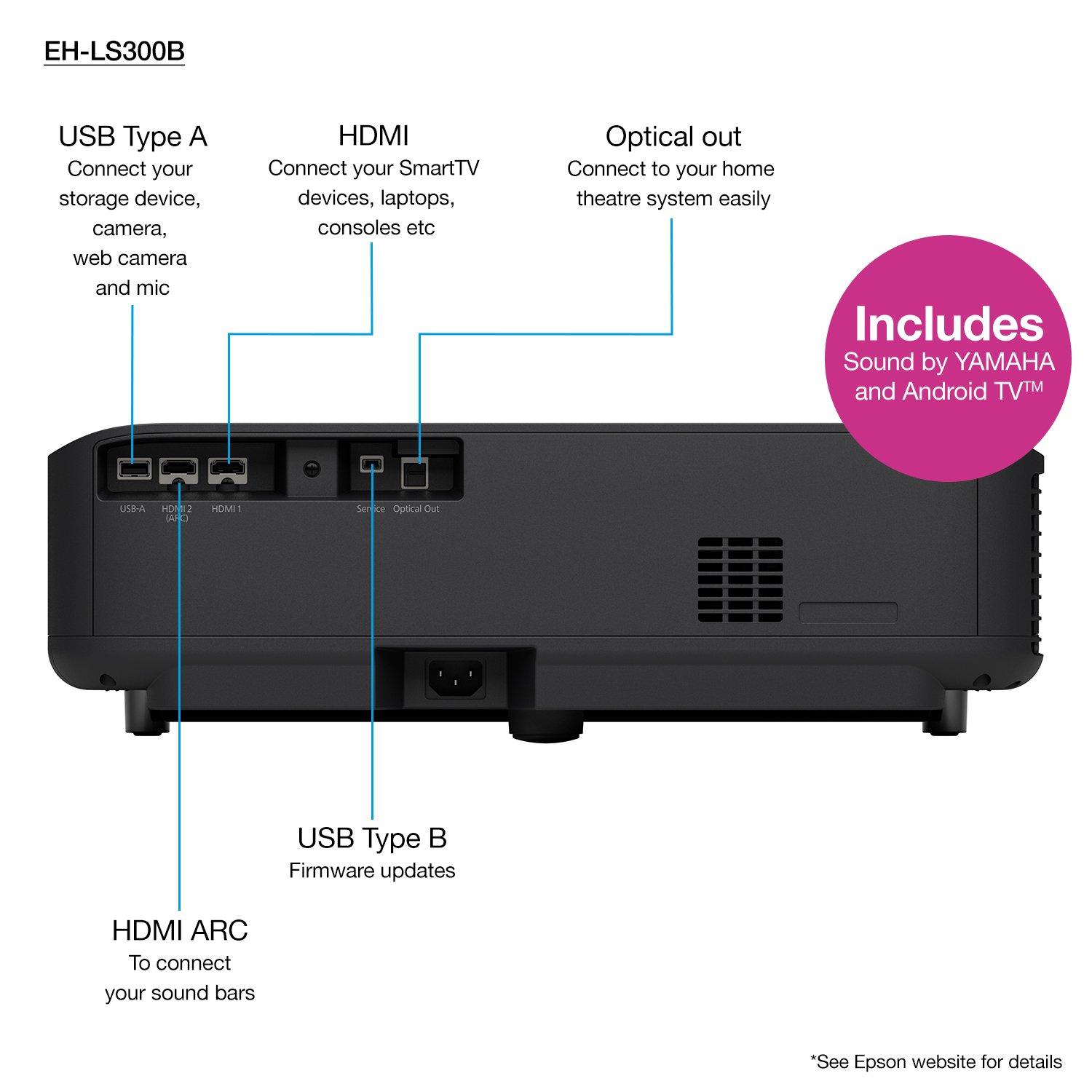 EH-LS300B | Home Cinema | Projectors | Products | Epson Europe