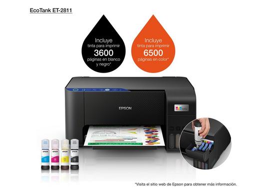 ET-2811 | Consumo | Impresoras inyección de tinta | | Productos | Epson España