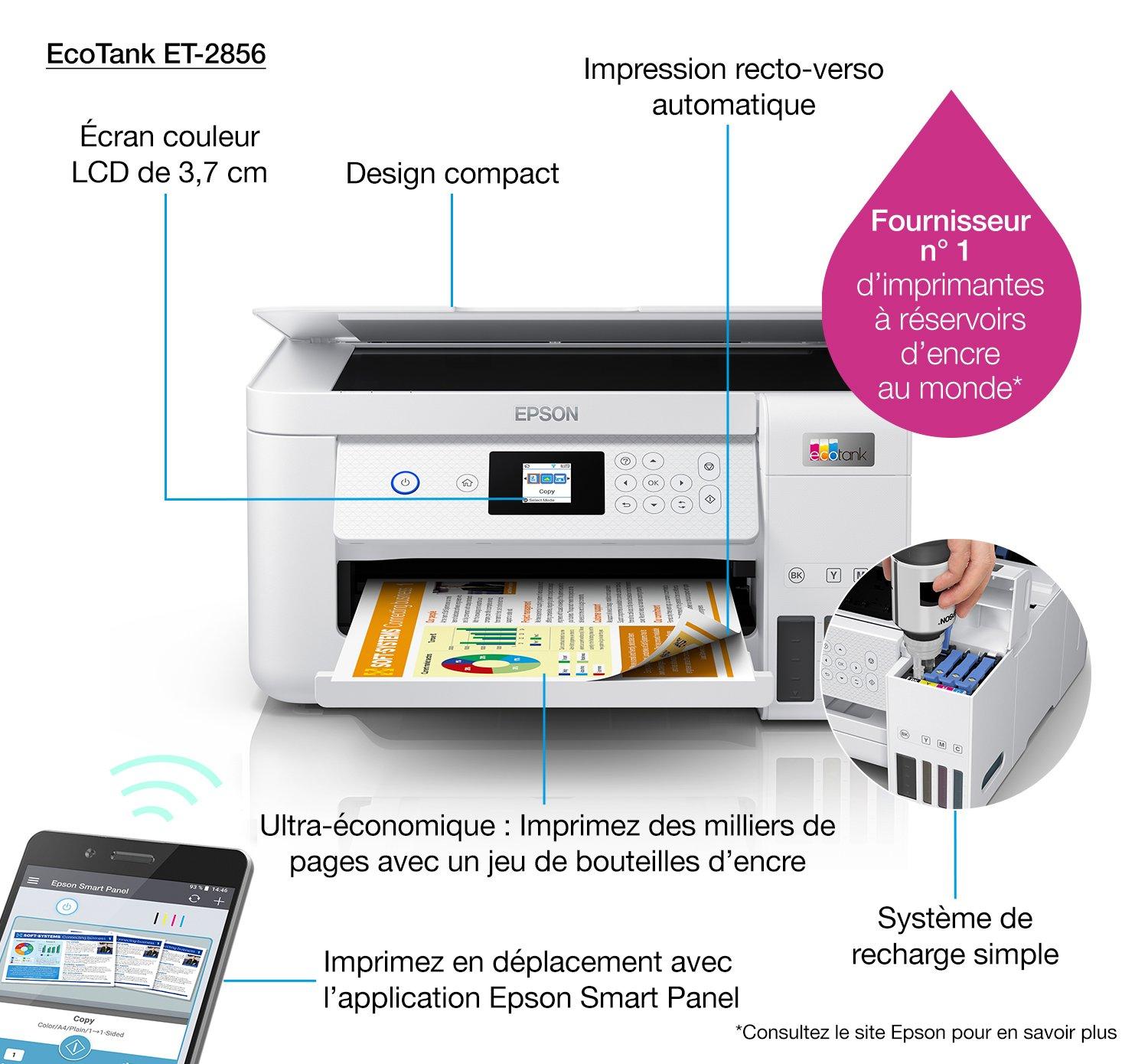 Notre comparatif des imprimantes EcoTank, la gamme économique d'Epson