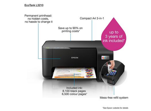 EcoTank L3210 | Consumer | Inkjet Printers | Printers | Products | Epson  Europe