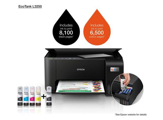 EcoTank L3250 | Consumer | Inkjet Printers | Printers | Products | Epson Europe