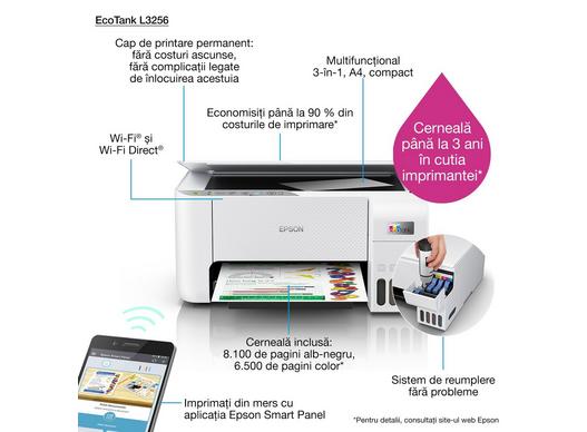 help measure Roman EcoTank L3256 | Consumer | Imprimante cu jet de cerneală | Imprimante |  Produse | Epson România