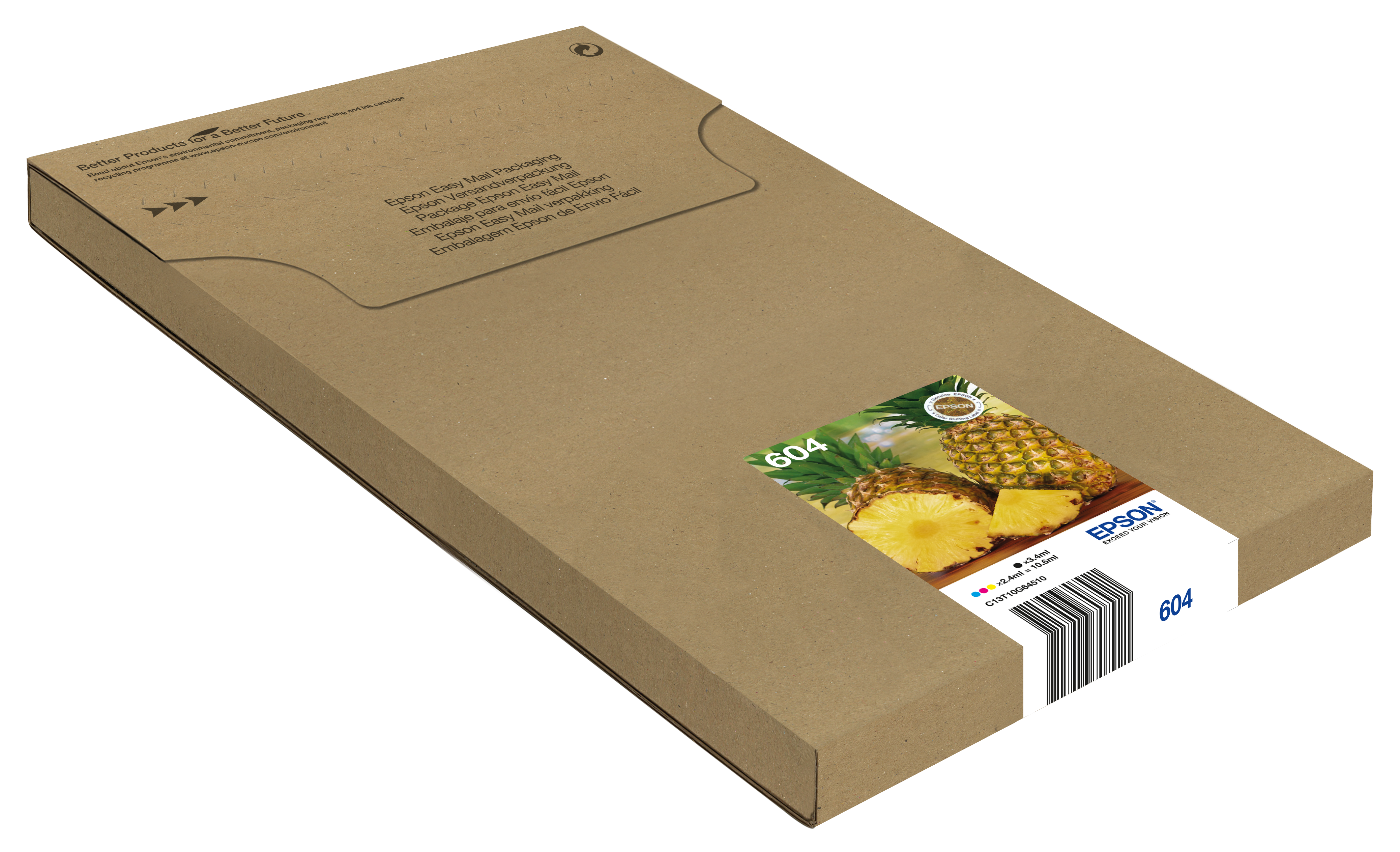 Cartouche pour EPSON 604XL Ananas Compatible Multipack x 8