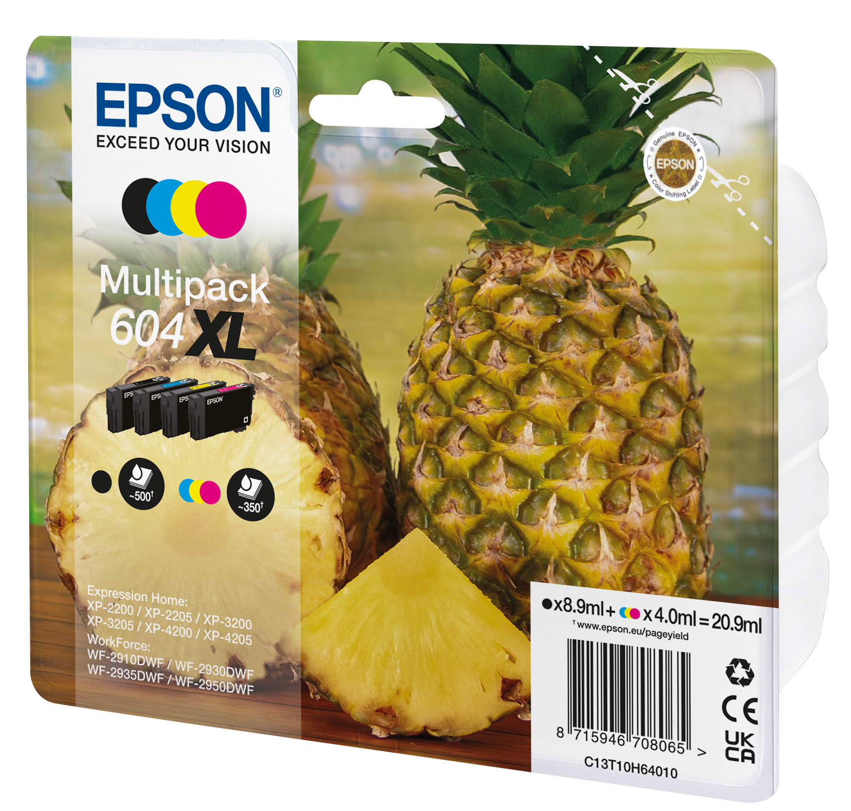 Set 5 cartuse compatibile cu Epson 604XL Multicolor pentru