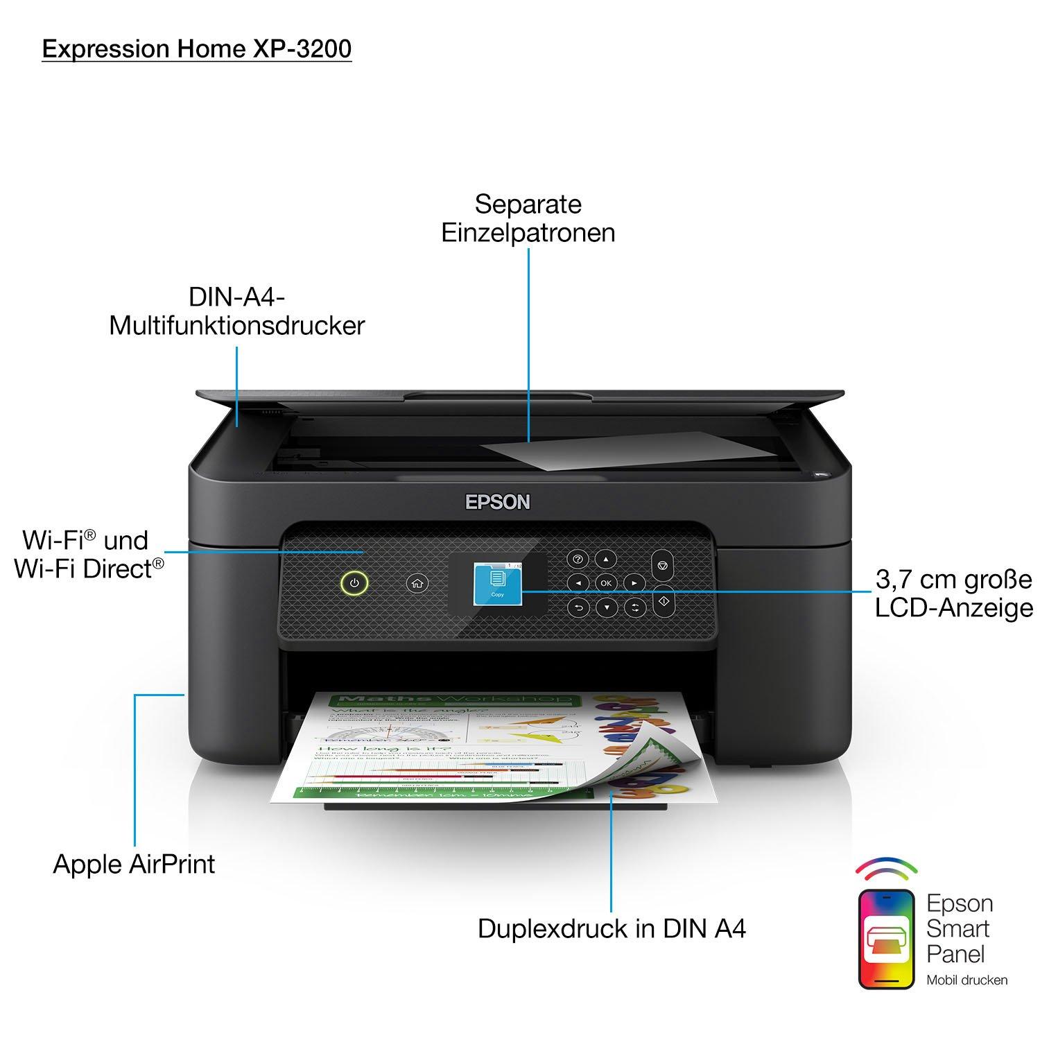 Expression Home Produkte Drucker Epson XP-3200 | Consumer Deutschland Tintenstrahldrucker | | | 