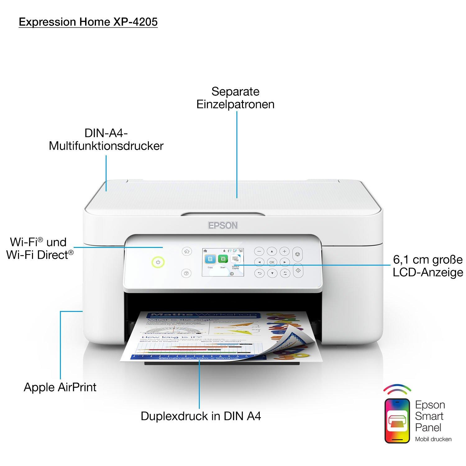 Produkte Expression | | Home Tintenstrahldrucker | | Epson Drucker Österreich | XP-4205 Consumer
