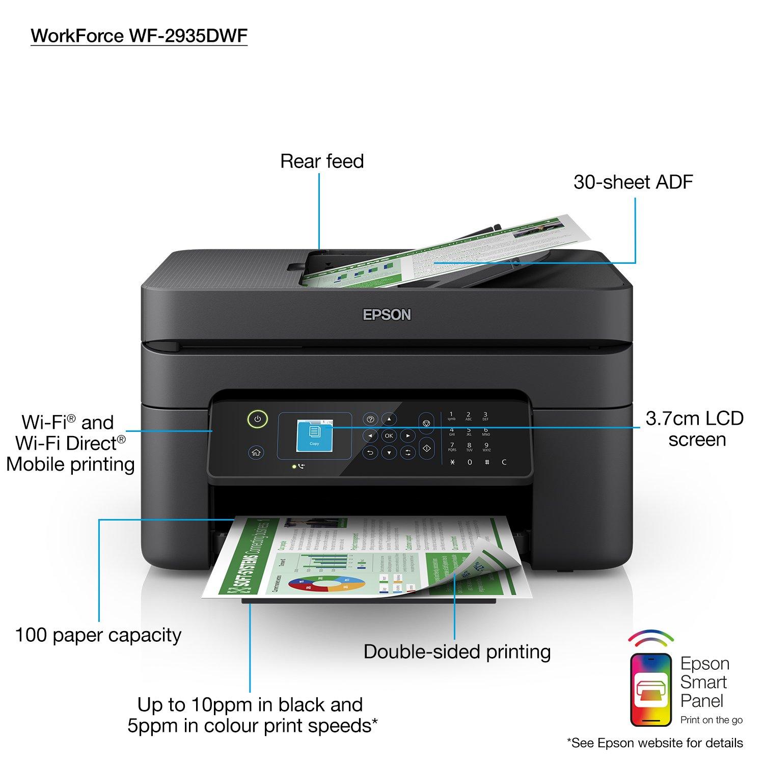 WorkForce WF 2935DWF MicroBusiness Inkjet Printers Printers