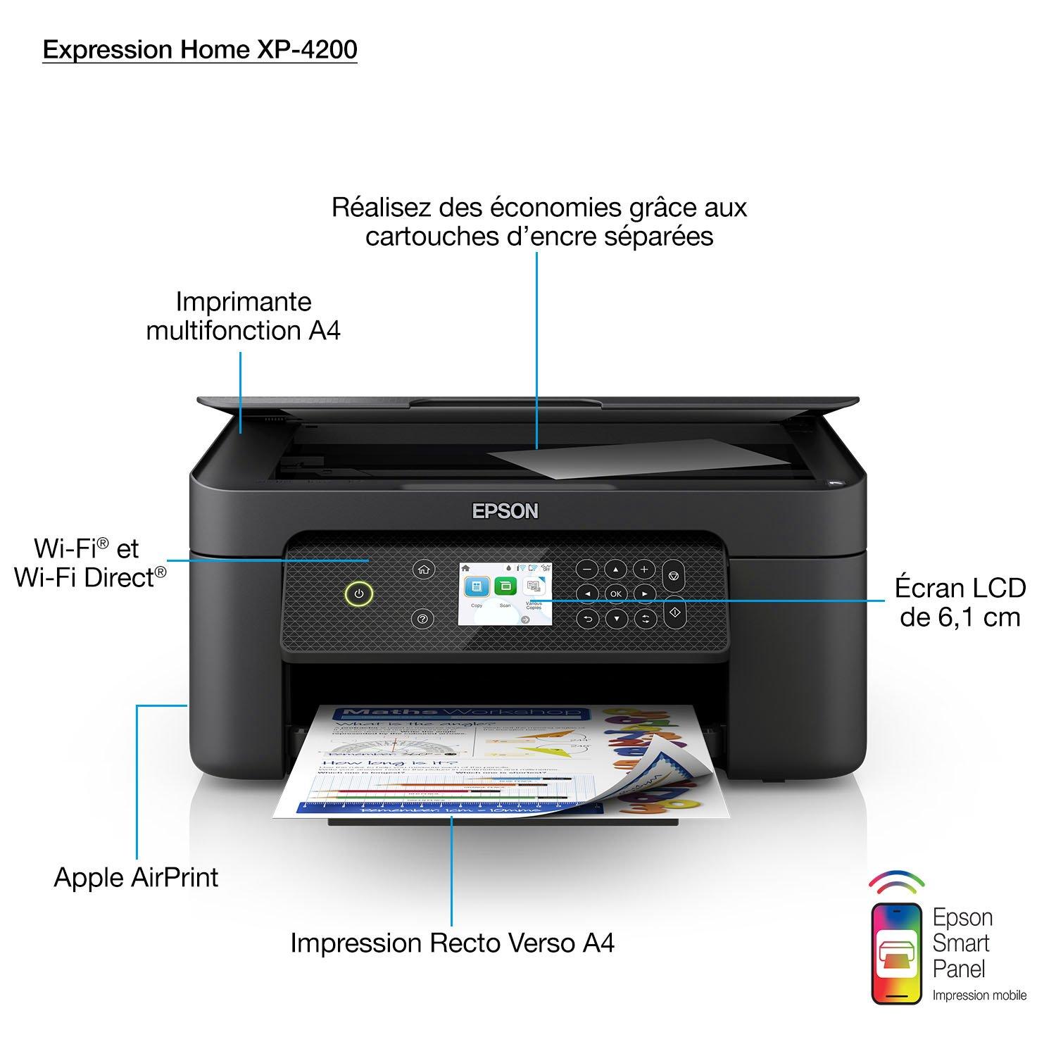Test Epson Expression Home XP-4200 - Imprimante multifonction