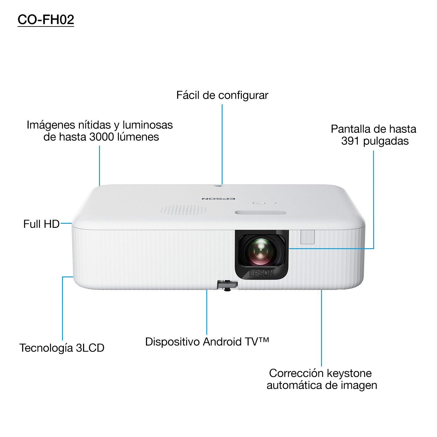 Proyector Epson EpiqVision Flex CO-FH02 Full HD Blanco