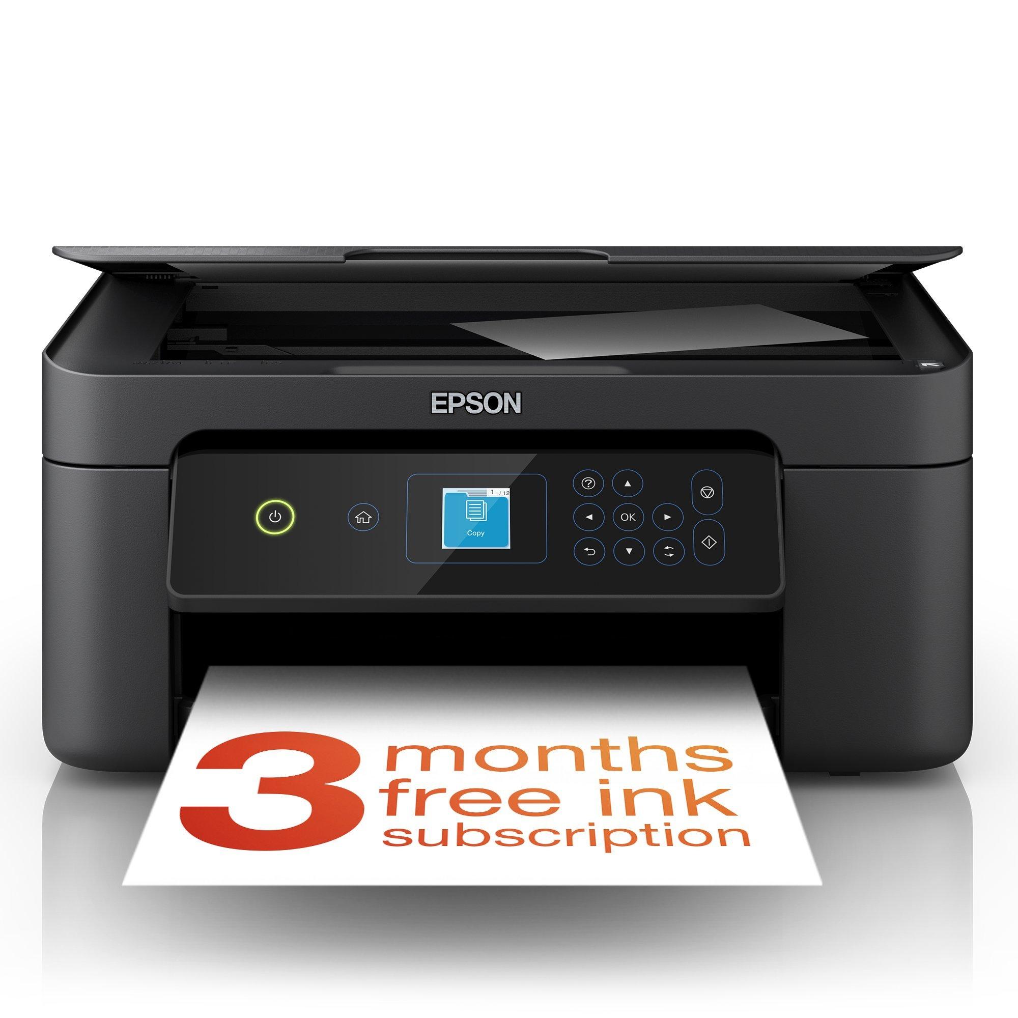 Expression XP-3205 A4 Multifunction Wireless Inkjet printer with 3 months free ink* with ReadyPrint Flex subscription