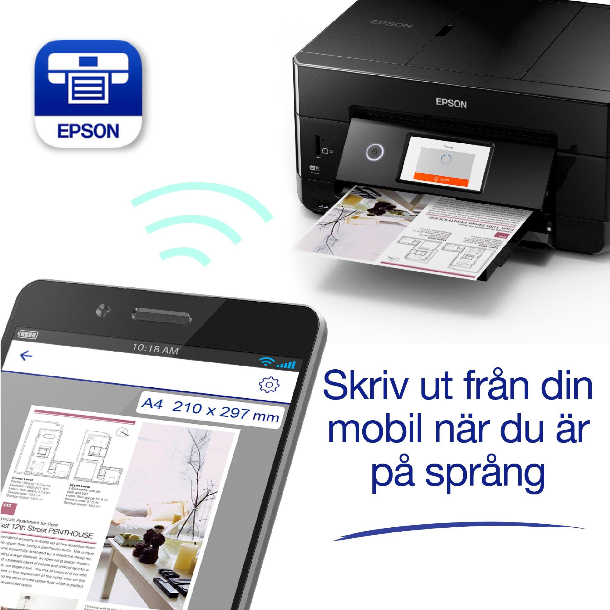 Expression Premium XP-7100 trådlös A4-bläckstråleskrivare med multifunktion  | Konsument | Bläckstråleskrivare | Skrivare | Produkter | Epson Sverige