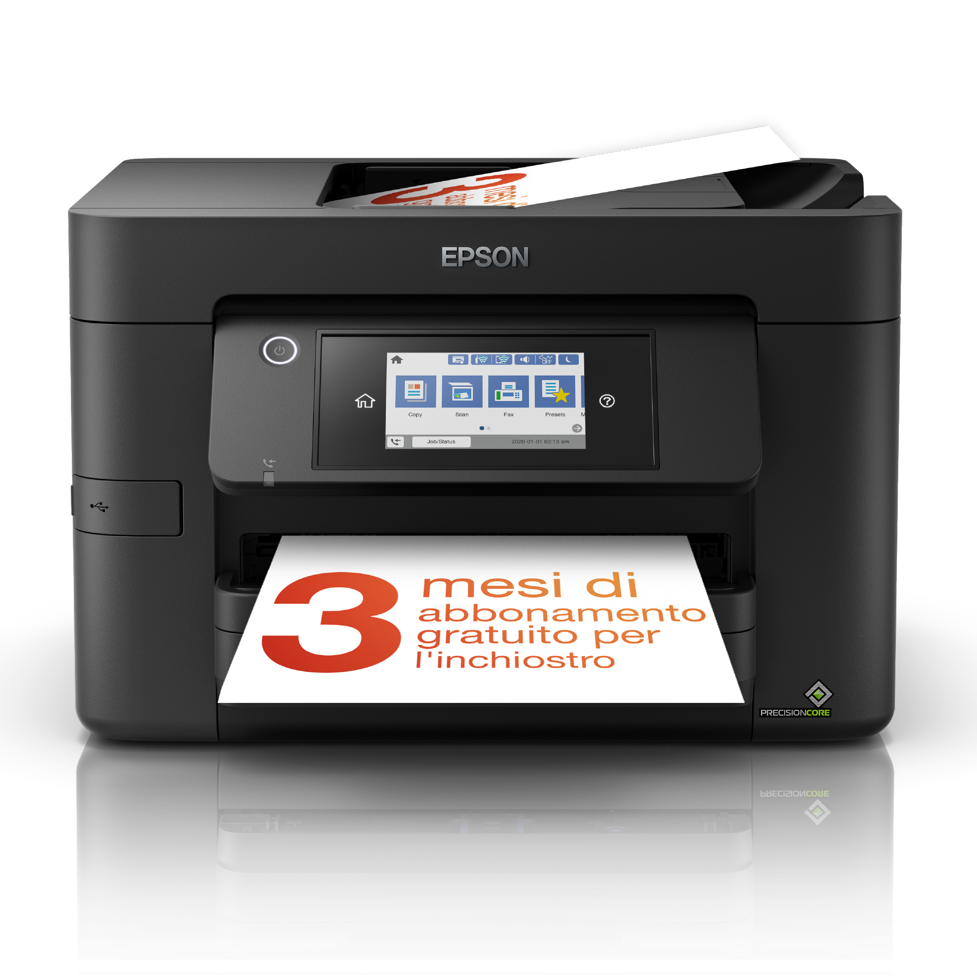 WorkForce Pro WF-4820DWF A4 Multifunction Wireless Inkjet printer with 3 months free ink with ReadyPrint Subscription*