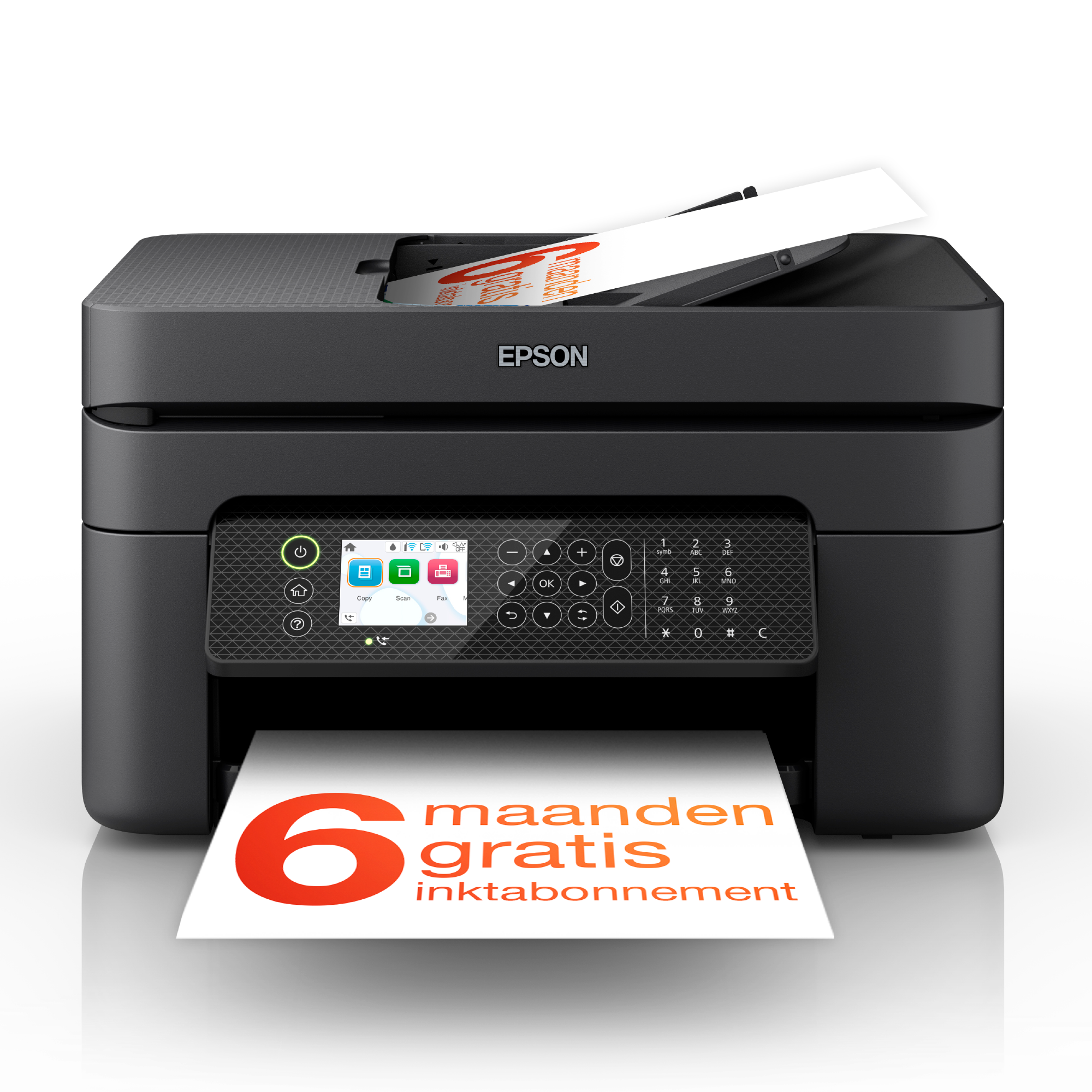 WorkForce WF-2950DWF A4 multifunctionele draadloze inkjetprinter met een ReadyPrint-abonnement met drie maanden gratis inkt*