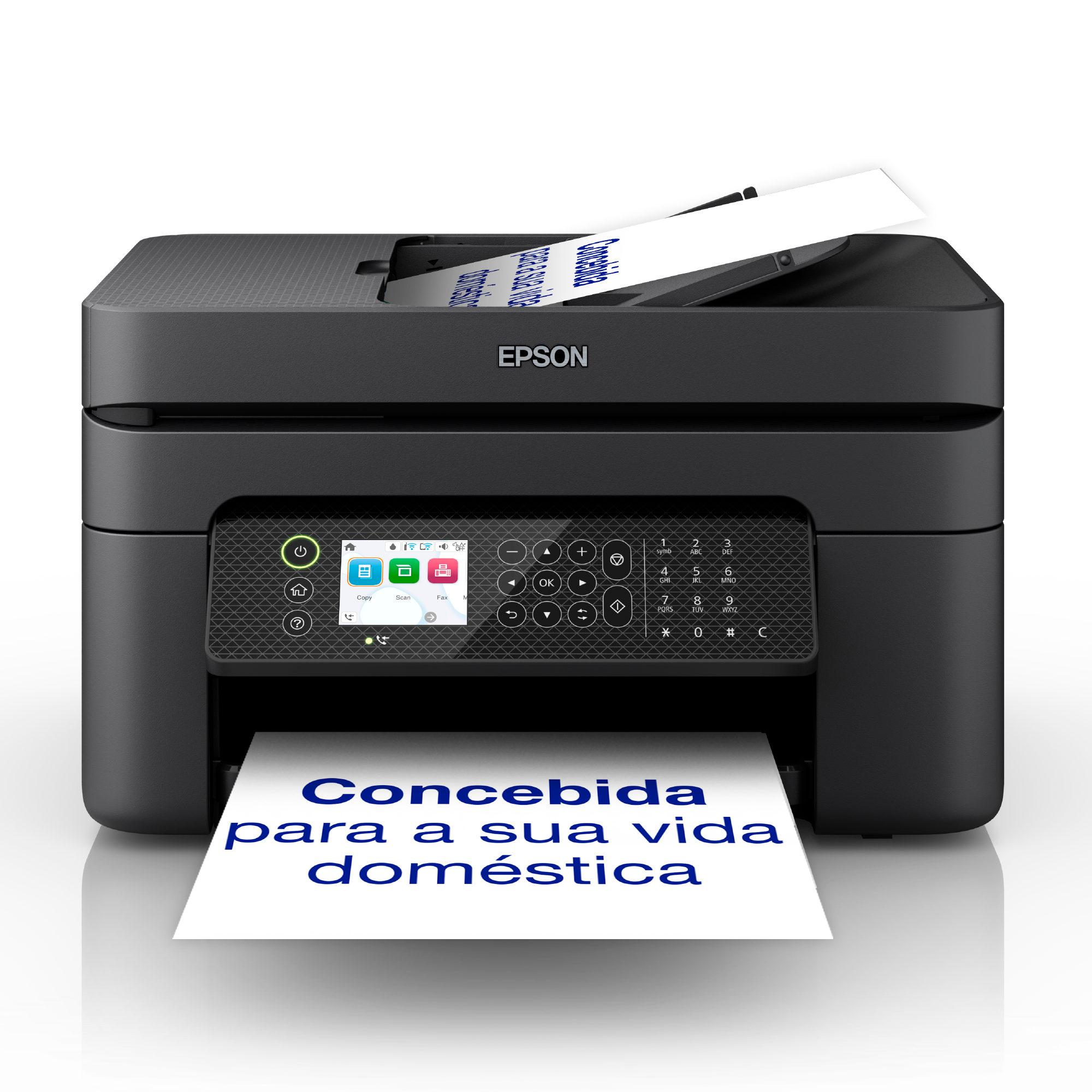 Impressora jato de tinta sem fios multifunções WorkForce WF-2950DWF A4