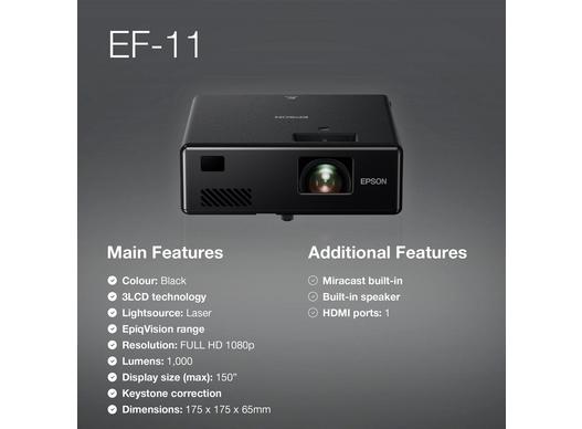 EF-11 | Home Cinema | Projectors | Products | Epson Europe EF-11 | Home Cinema | Projectors | Products | Epson Europe