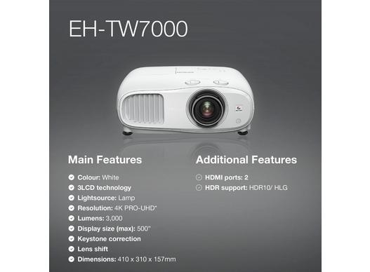 EH-TW7000 | Home Cinema | Projectors | Products | Epson Europe EH-TW7000 | Home Cinema | Projectors | Products | Epson Europe
