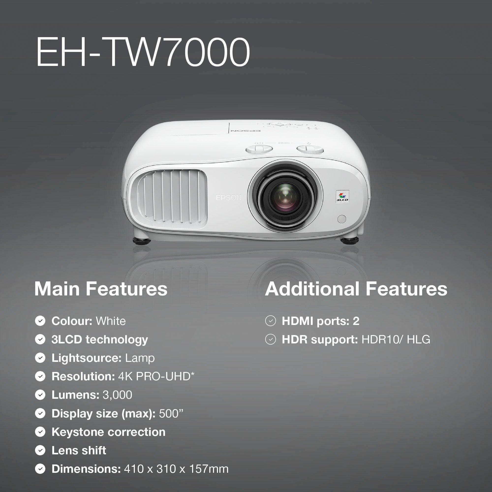 EH-TW7000 | Home Cinema | Projectors | Products | Epson Europe