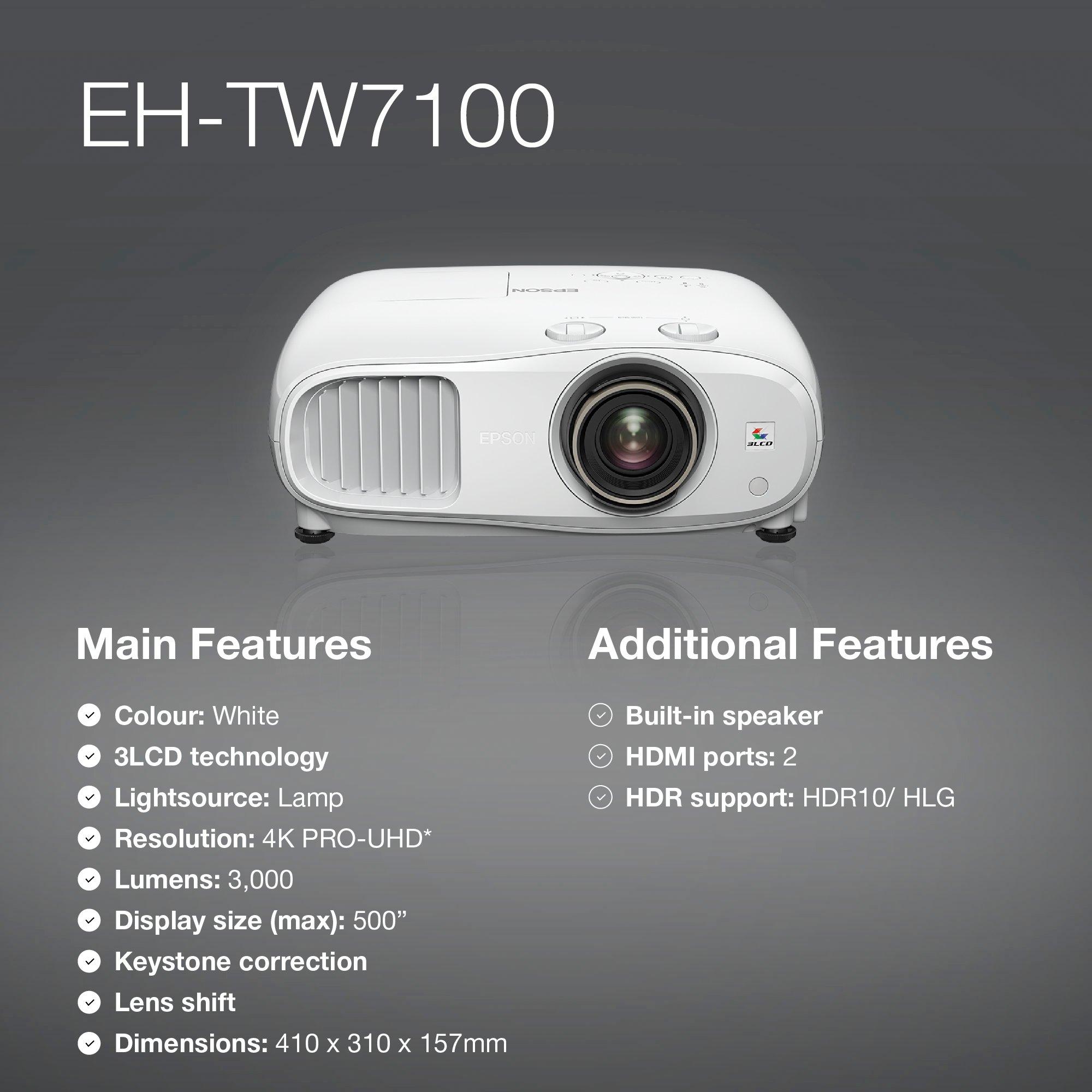 EH-TW7100 | Home Cinema | Projectors | Products | Epson Europe