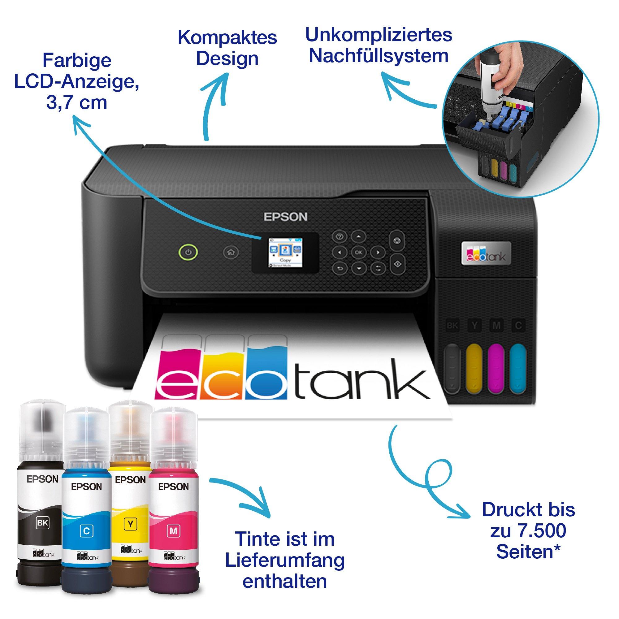 EcoTank ET-2825 | Consumer Tintenstrahldrucker Drucker Epson | | Deutschland Produkte | 