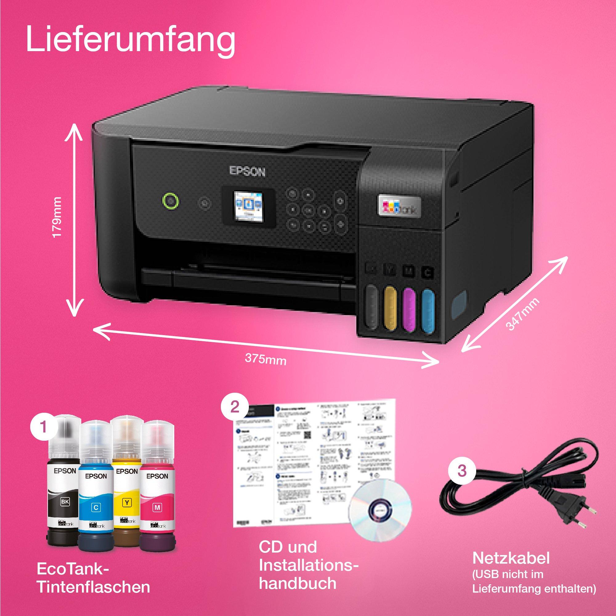 EcoTank ET-2825 | Consumer | | Drucker Produkte Deutschland | | Epson Tintenstrahldrucker