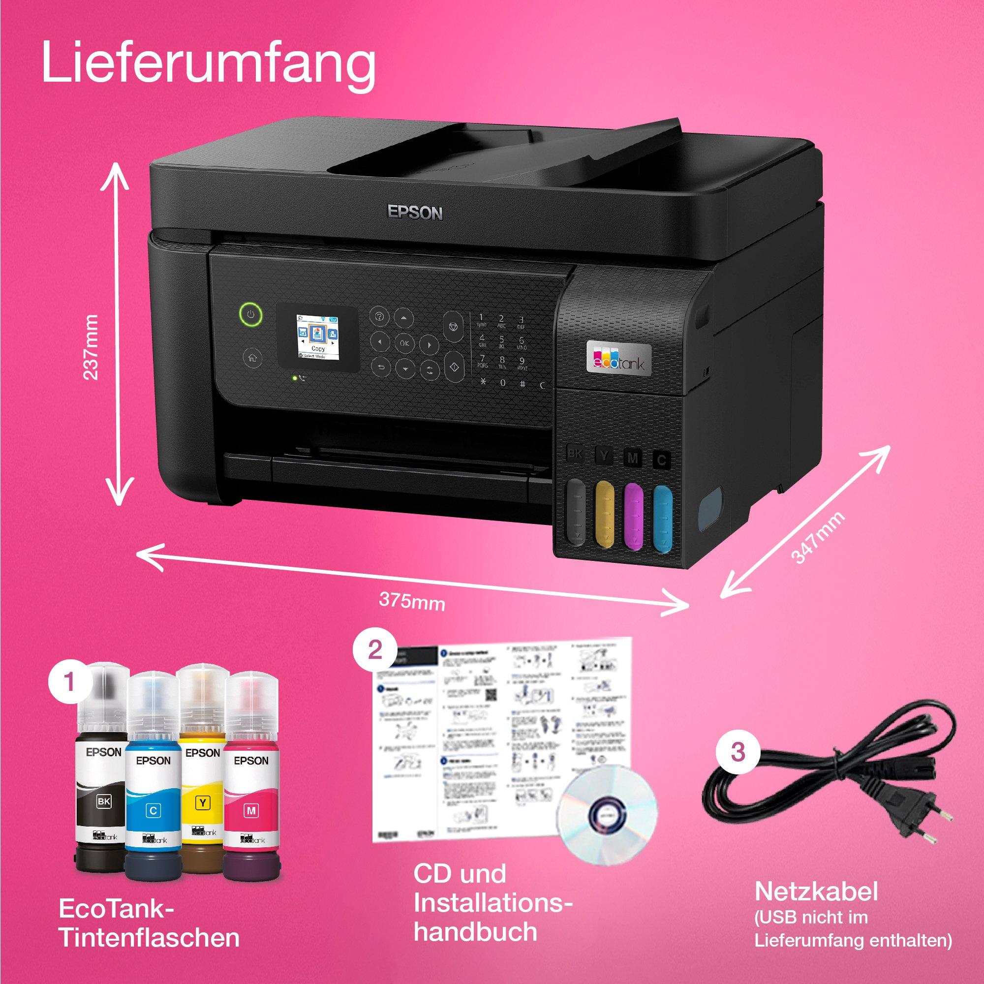 | EcoTank Tintenstrahldrucker Drucker ET-4800 Deutschland | | | | Produkte Epson Consumer