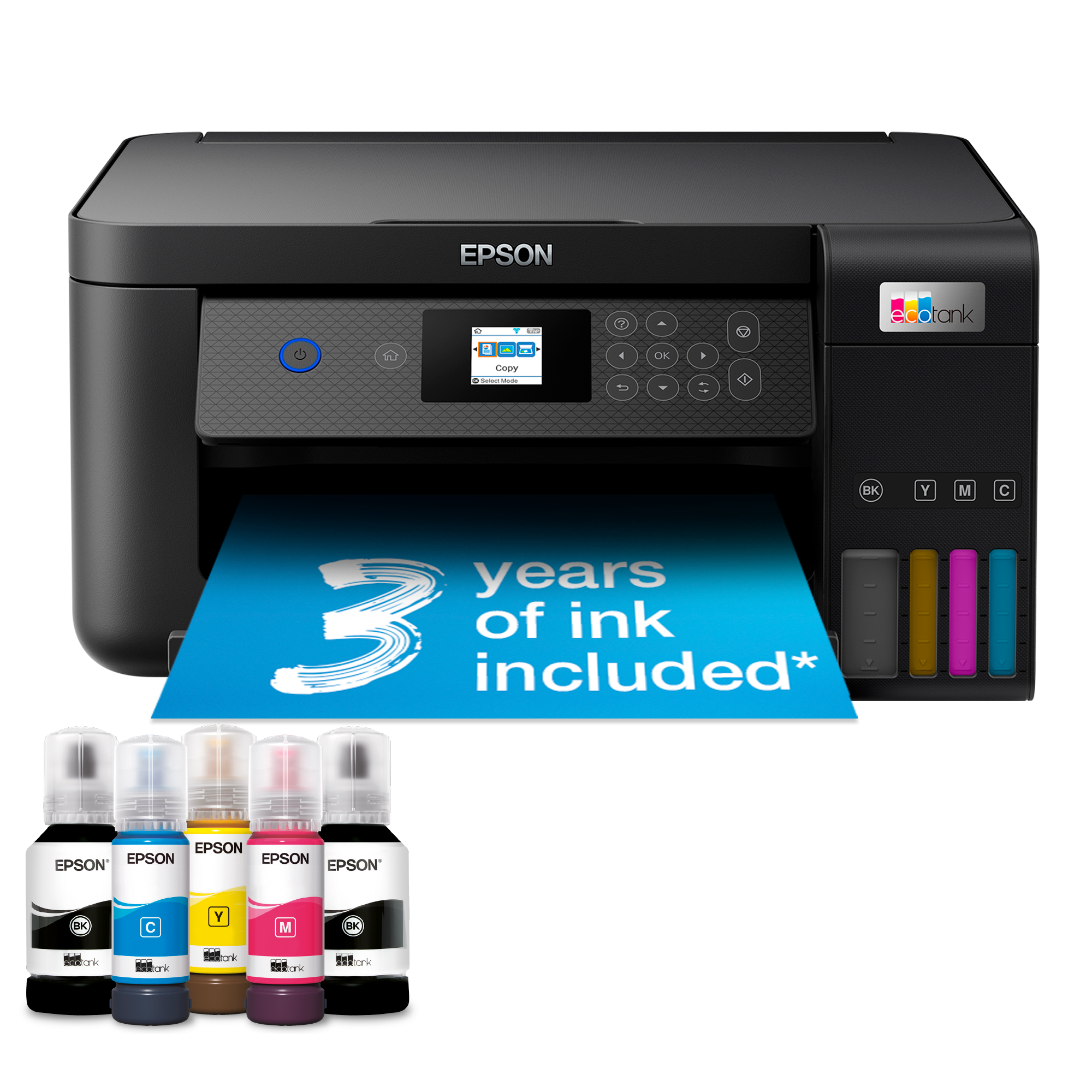 Epson 102 Black Ink Bottle (127ml) for Ecotank Printers - Genuine