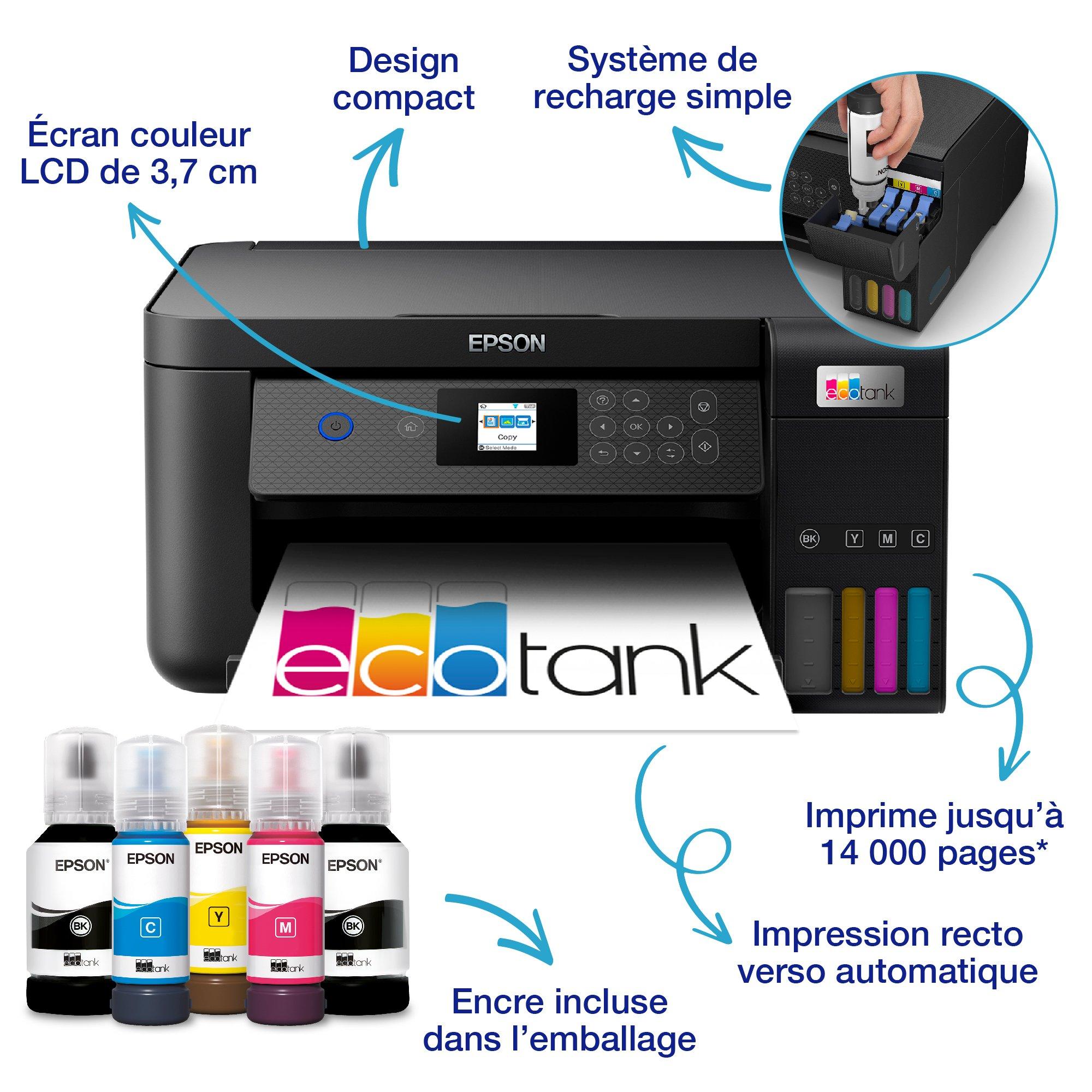 EcoTank ET-2850, Grand public, Imprimantes jet d'encre, Imprimantes, Produits