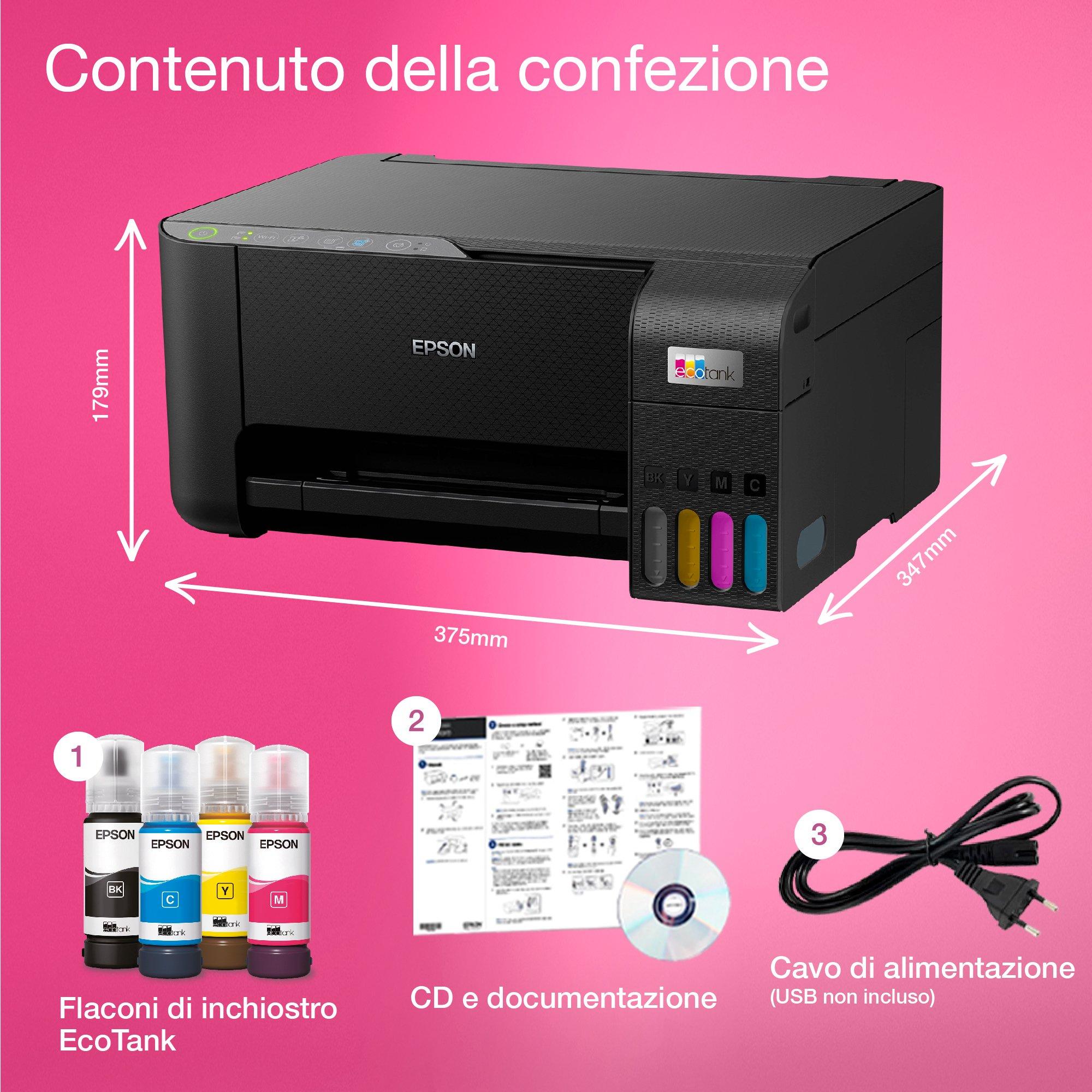 EcoTank ET-2814 whats in the box