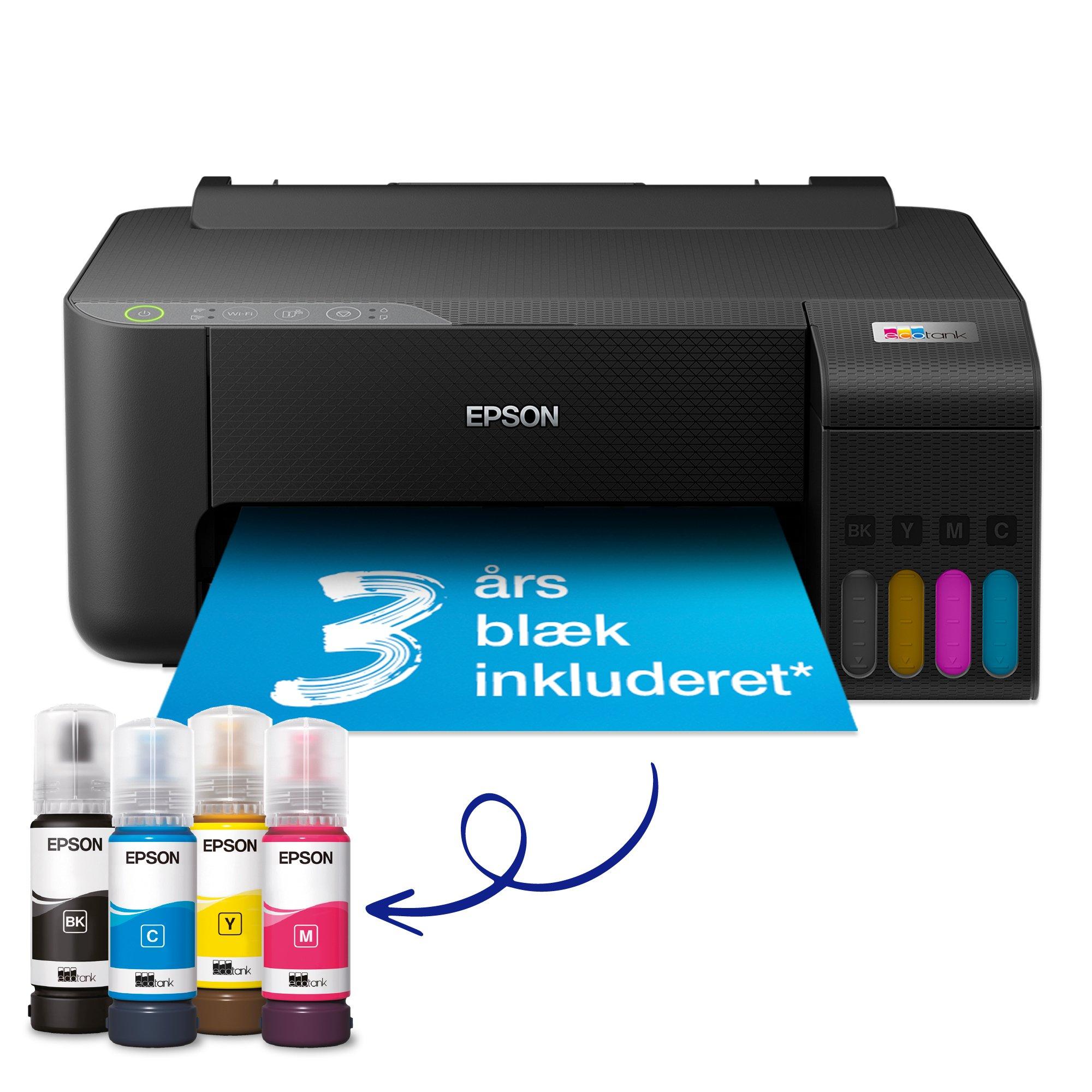 EcoTank ET-1810 A4 Wi-Fi Ink Tank Printer, With Up To 3 Years Of Ink Included