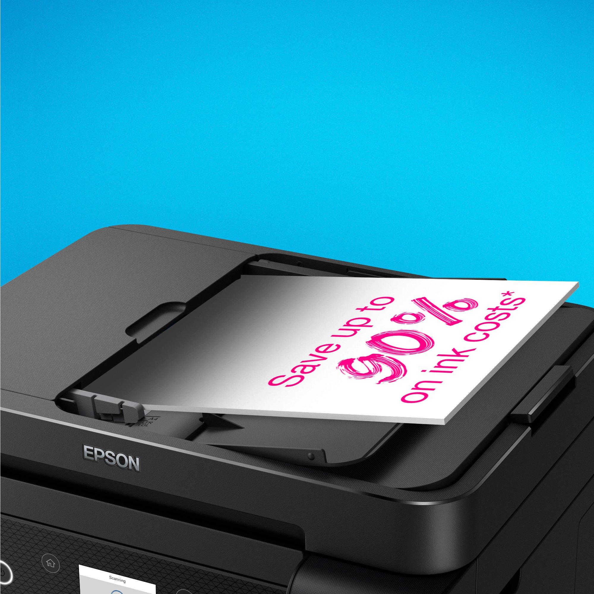 EPSON ET-3850: Printer, EcoTank, 3 in 1, WIFI, duplex, incl. copyright levy  hot at reichelt elektronik