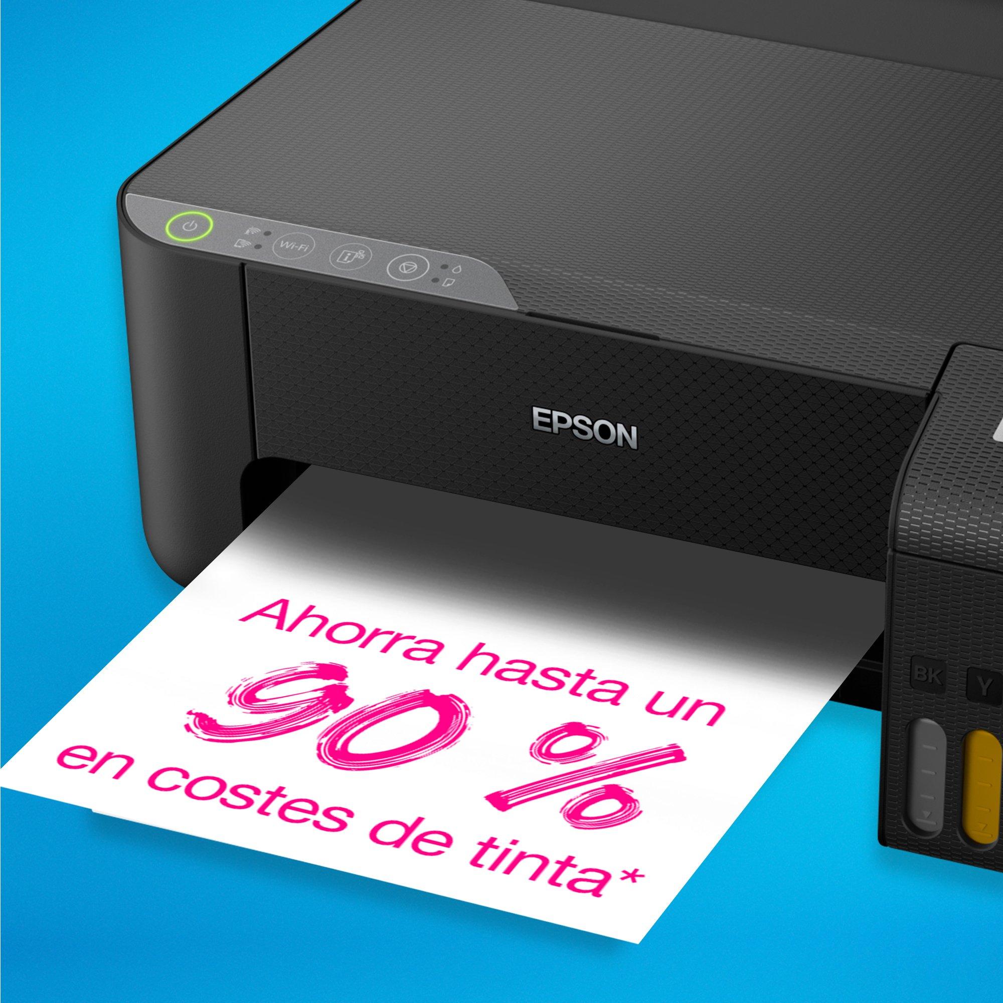 Epson EcoTank ET-1810 - Impresora Wifi A4 con Depósito de Tinta Recargable,  Mobile Printing, Color Negro : : Informática