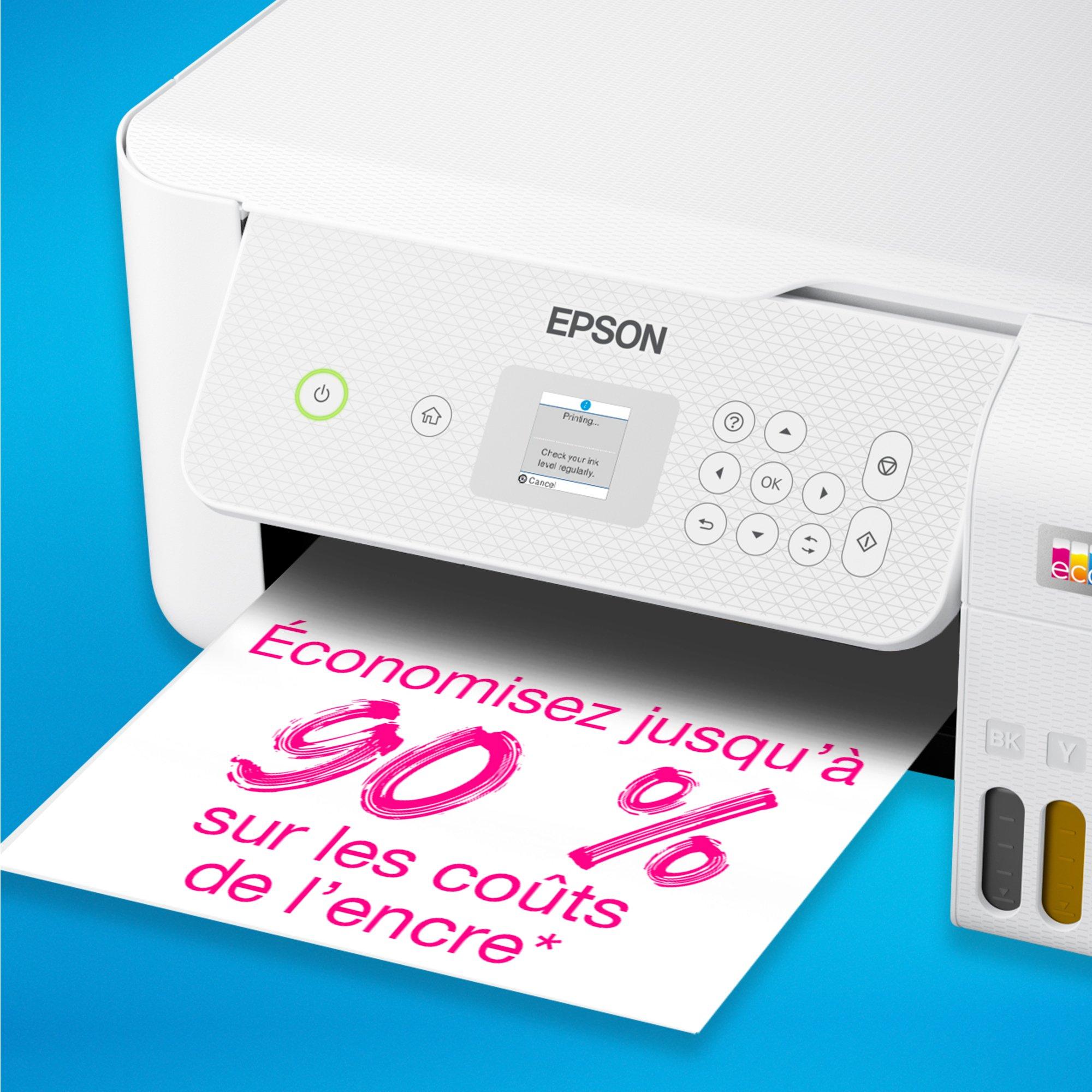 Test Epson EcoTank ET-2726 : une imprimante sans cartouches d