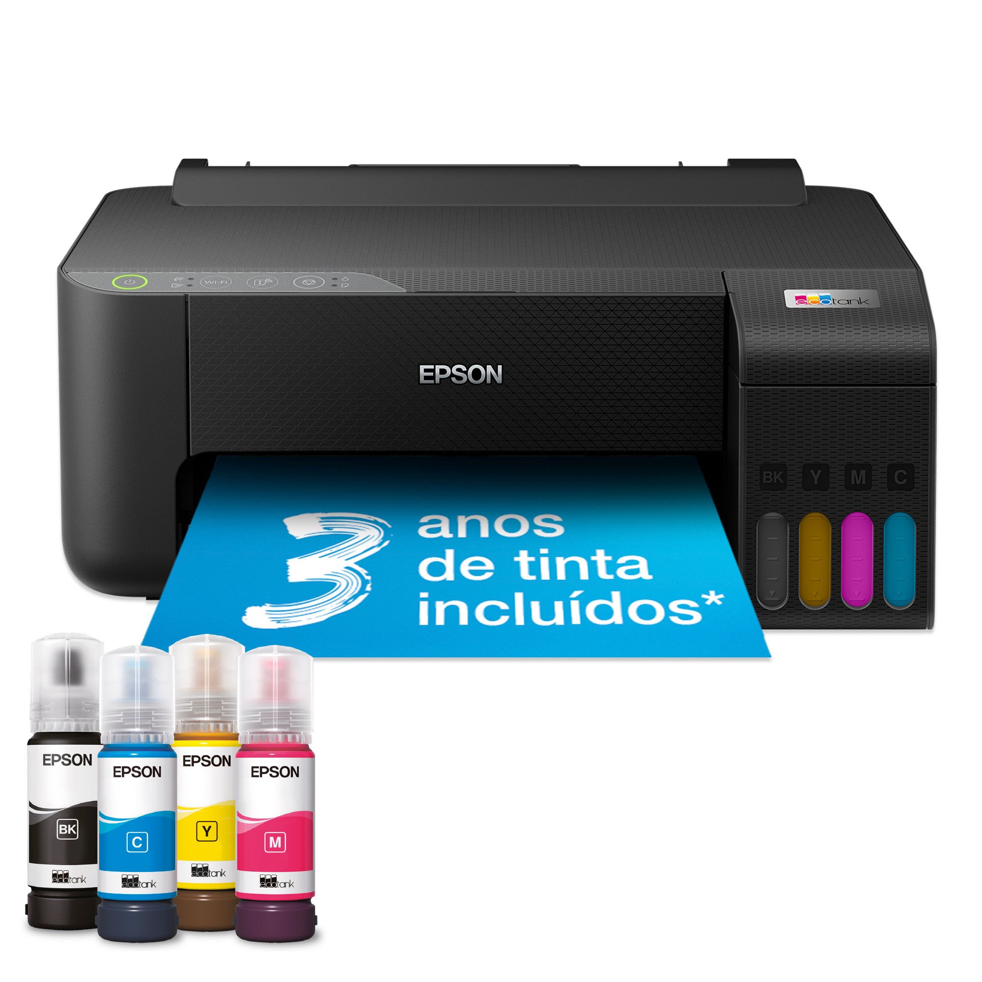 EcoTank ET-1810 A4 Wi-Fi Ink Tank Printer, With Up To 3 Years Of Ink Included