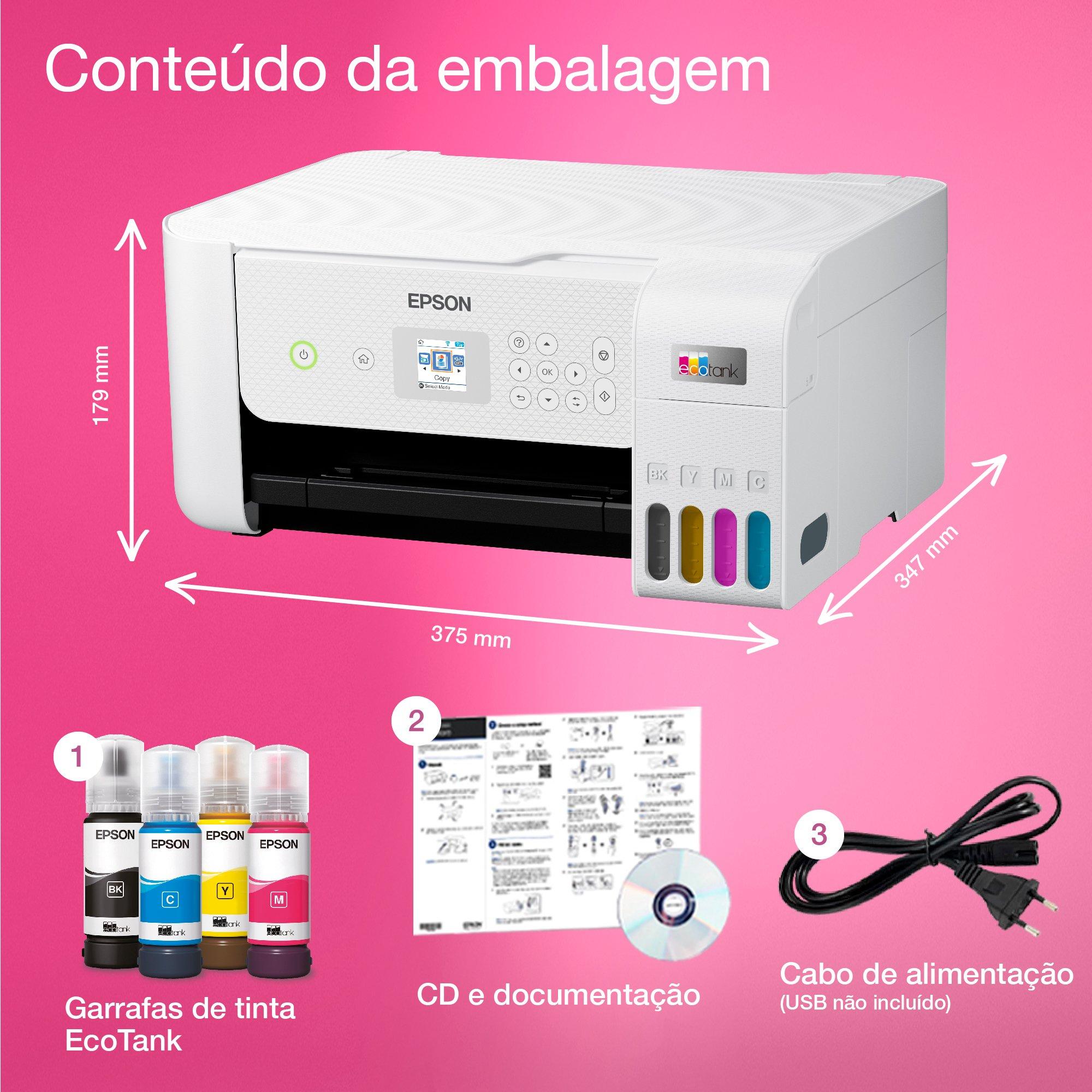 EcoTank ET-2826 whats in the box