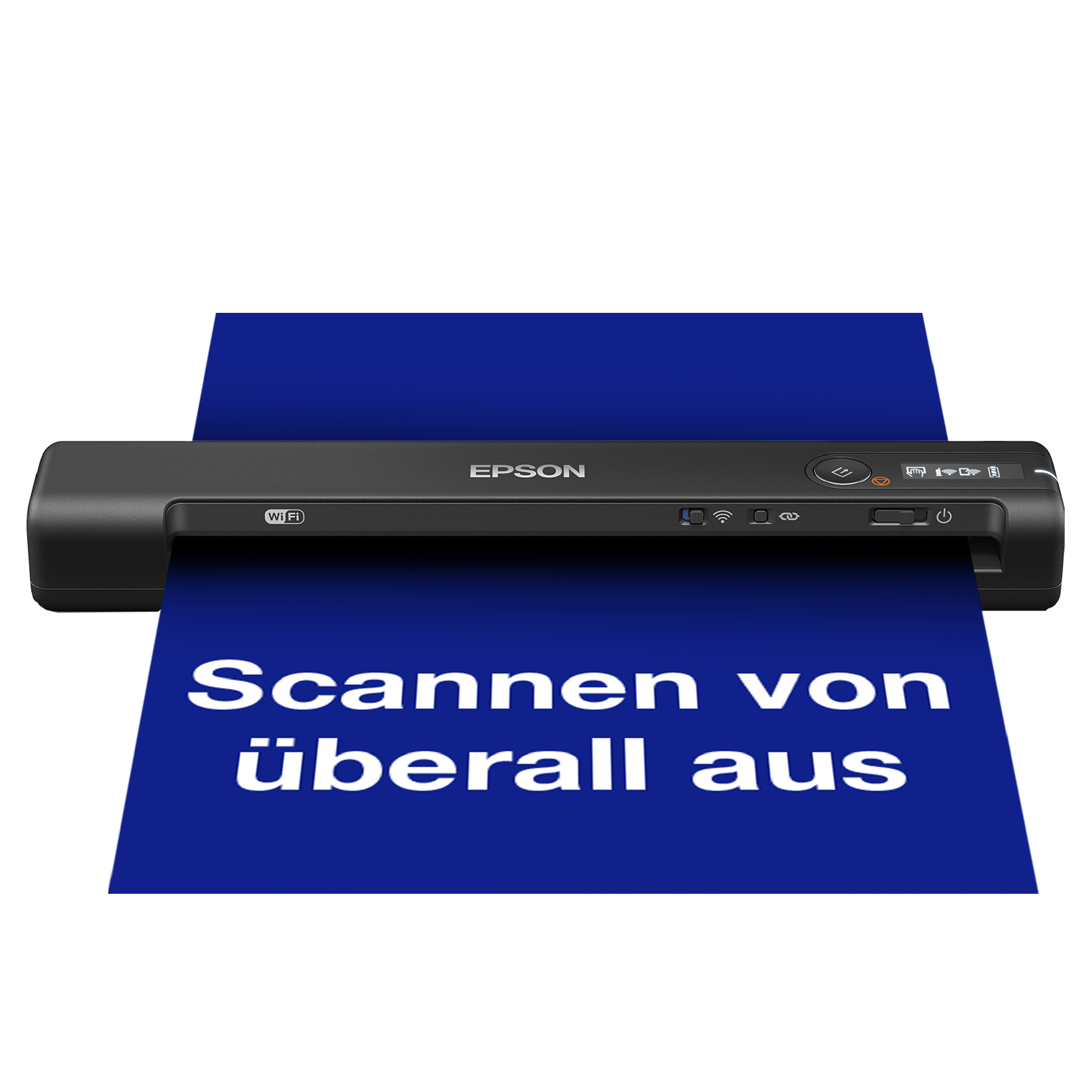 WorkForce ES-60W: Drahtloser, schneller, mobiler A4 Scanner mit WLAN-Schnittstelle, Epson ScanSmart-Technologie und LCD-Panel