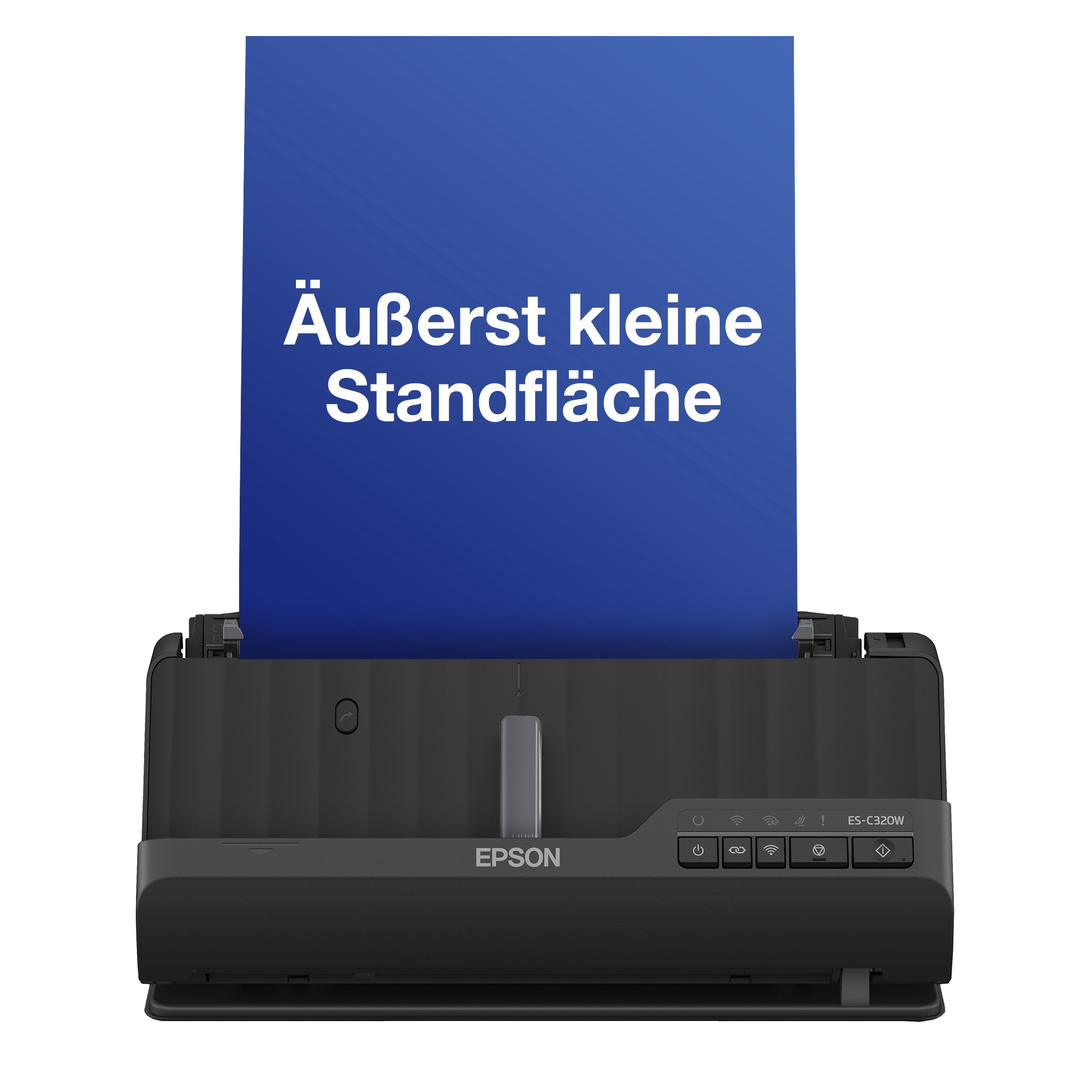 Kompakter Dokumentenscanner ES-C320W A4 mit WLAN-Schnittstelle und U-förmigem Papierweg Modus