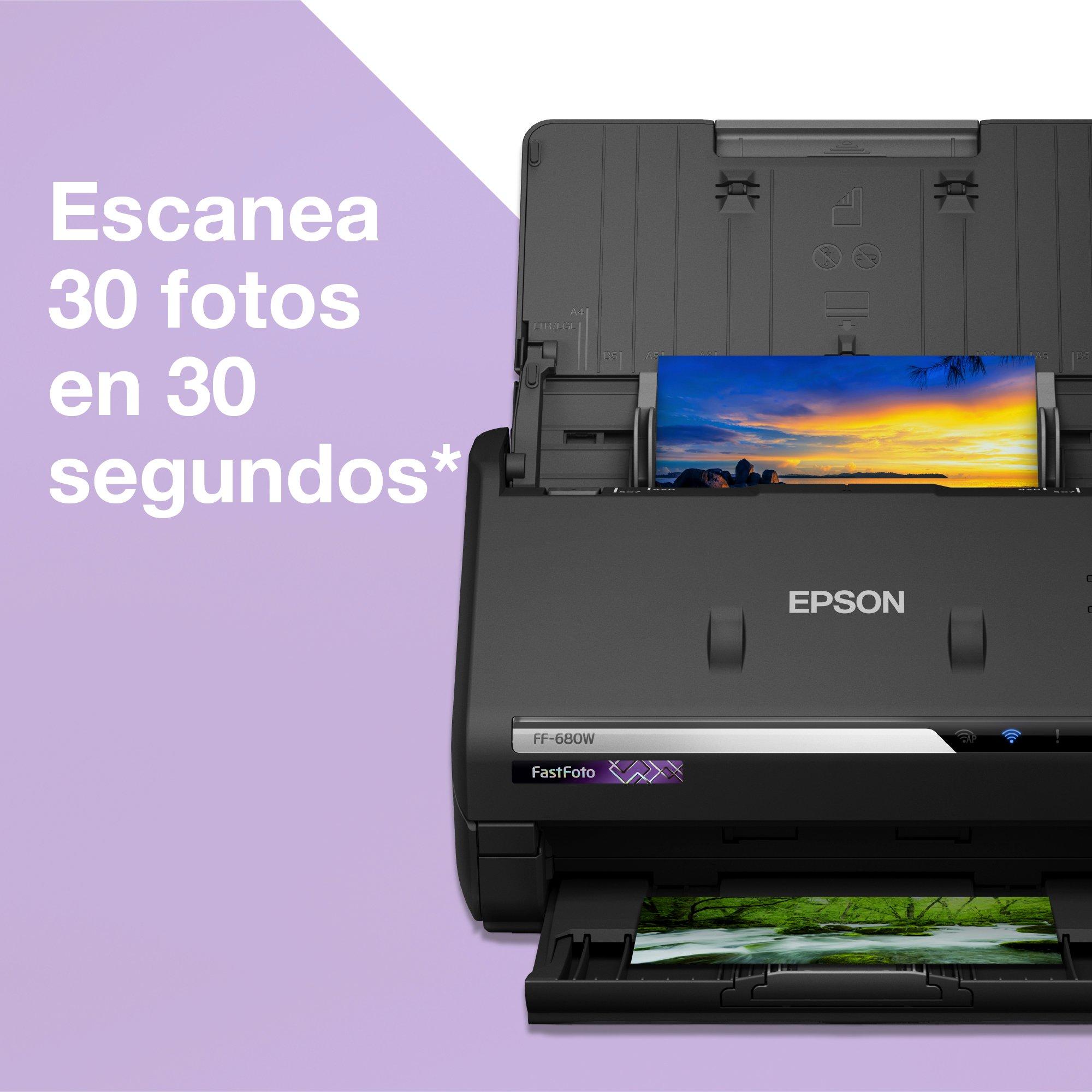 Escáner fotográfico rápido FastFoto FF-680W A4 con alimentador