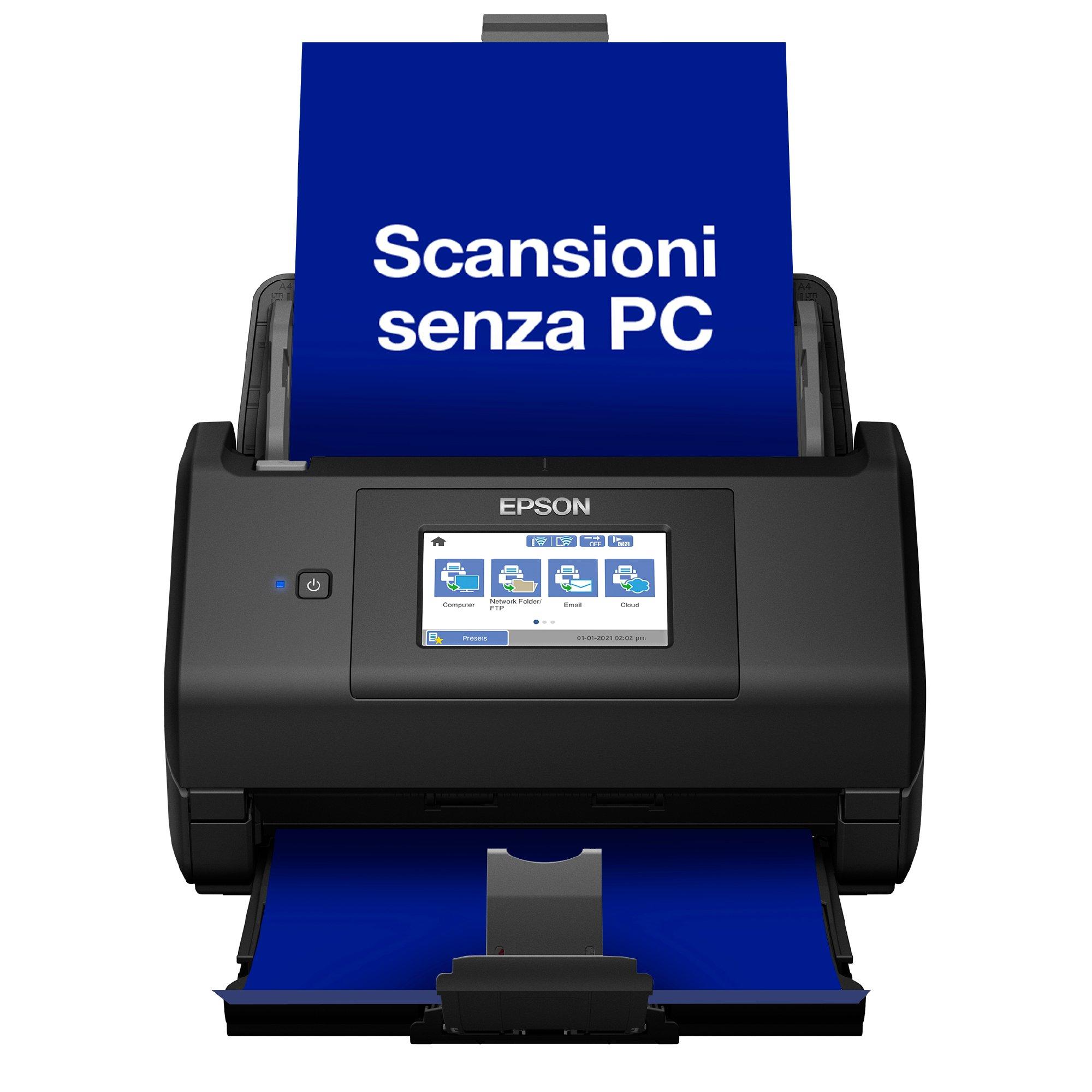 Scanner WorkForce ES-580W A4 fronte/retro automatico con Wi-Fi e ...