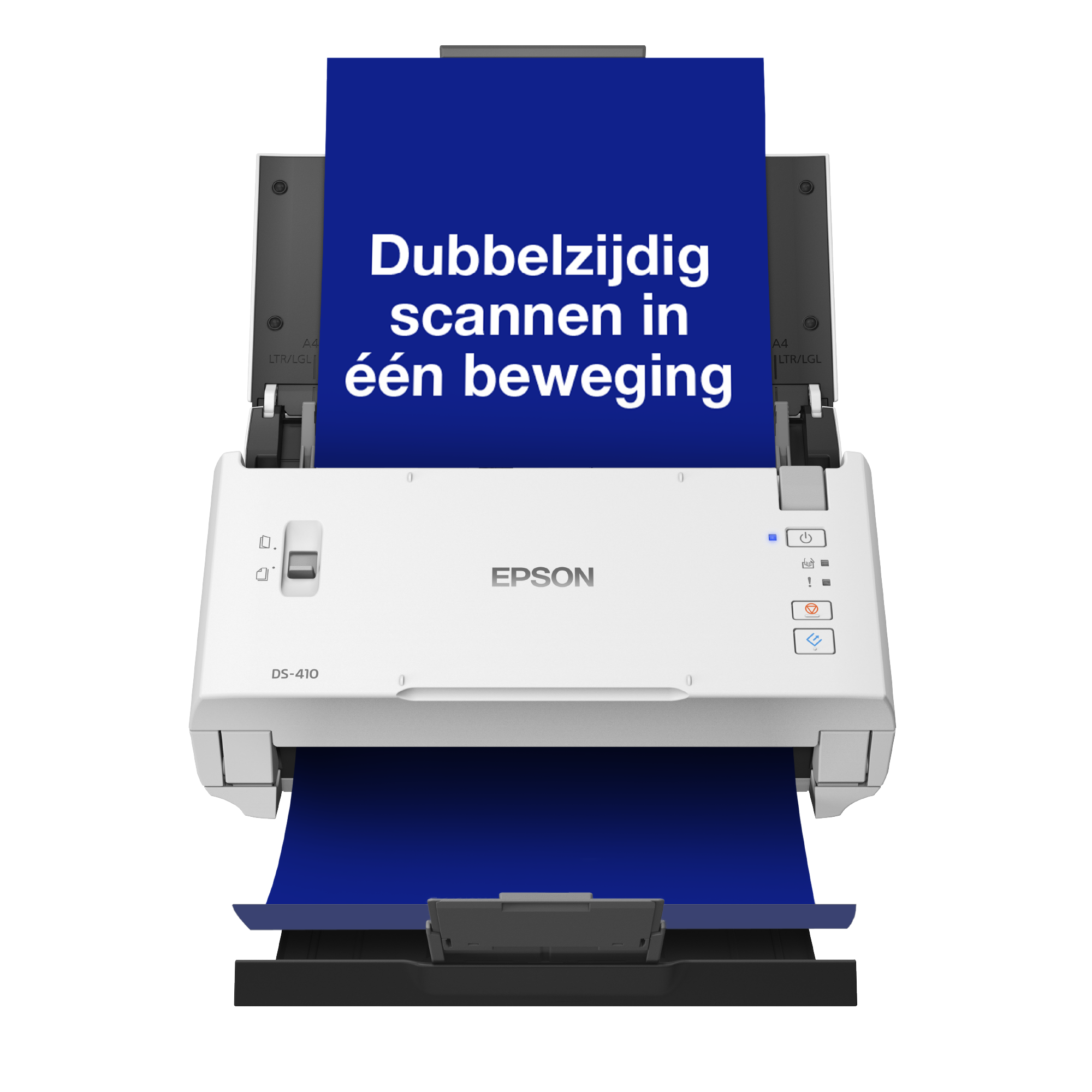 De WorkForce DS-410 compacte zakelijke sheet-fed A4-scanner met