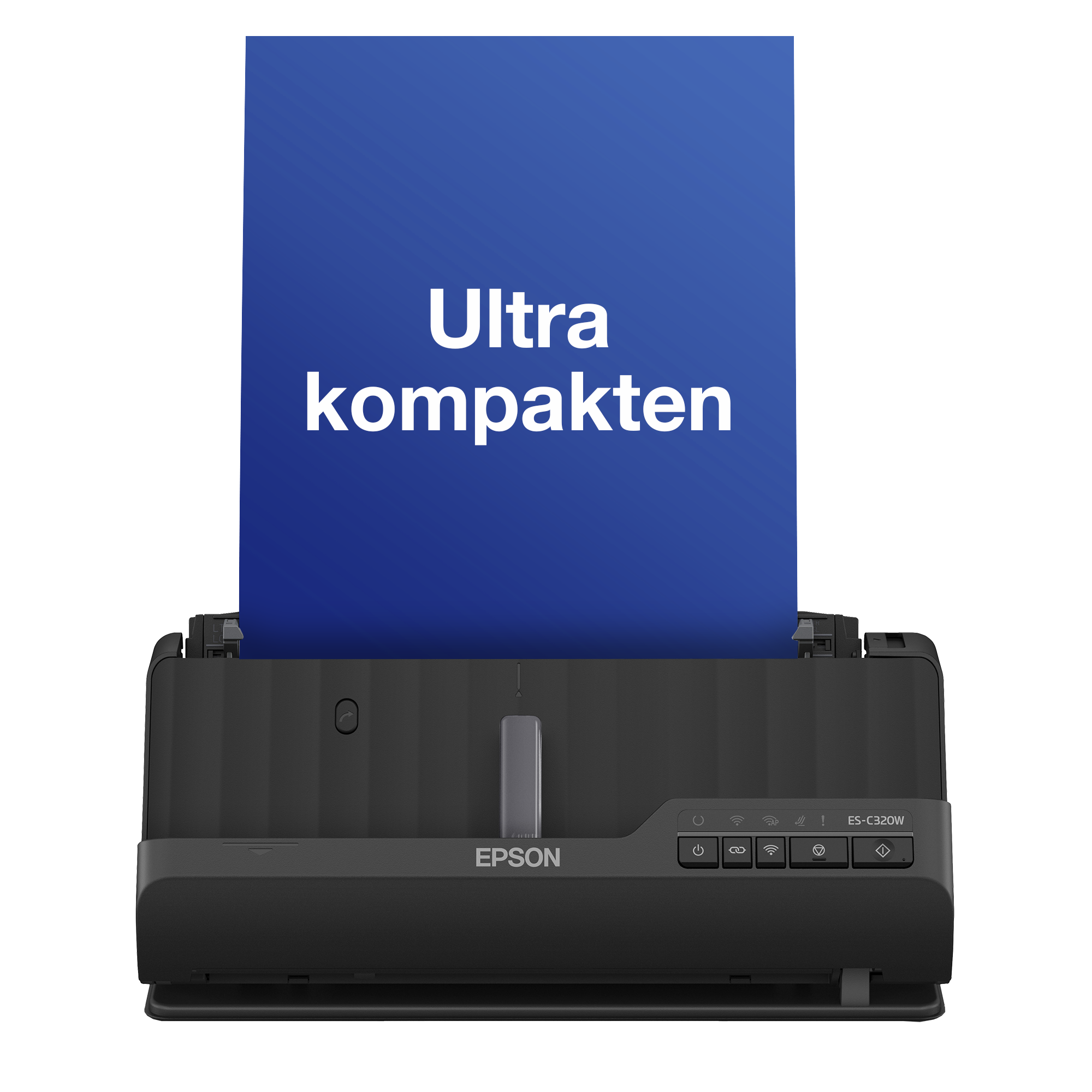 Kompakten optični bralnik dokumentov ES-C320W A4 s povezljivostjo Wi-Fi in zajemom v obliki črke U