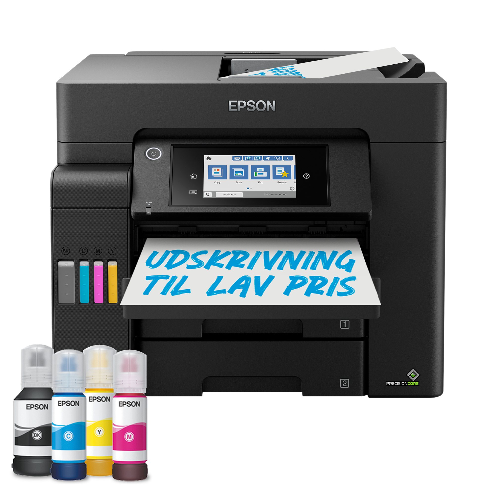 EcoTank ET-5805 A4-Wi-Fi-multifunktionsprinter med blækbeholder og fax