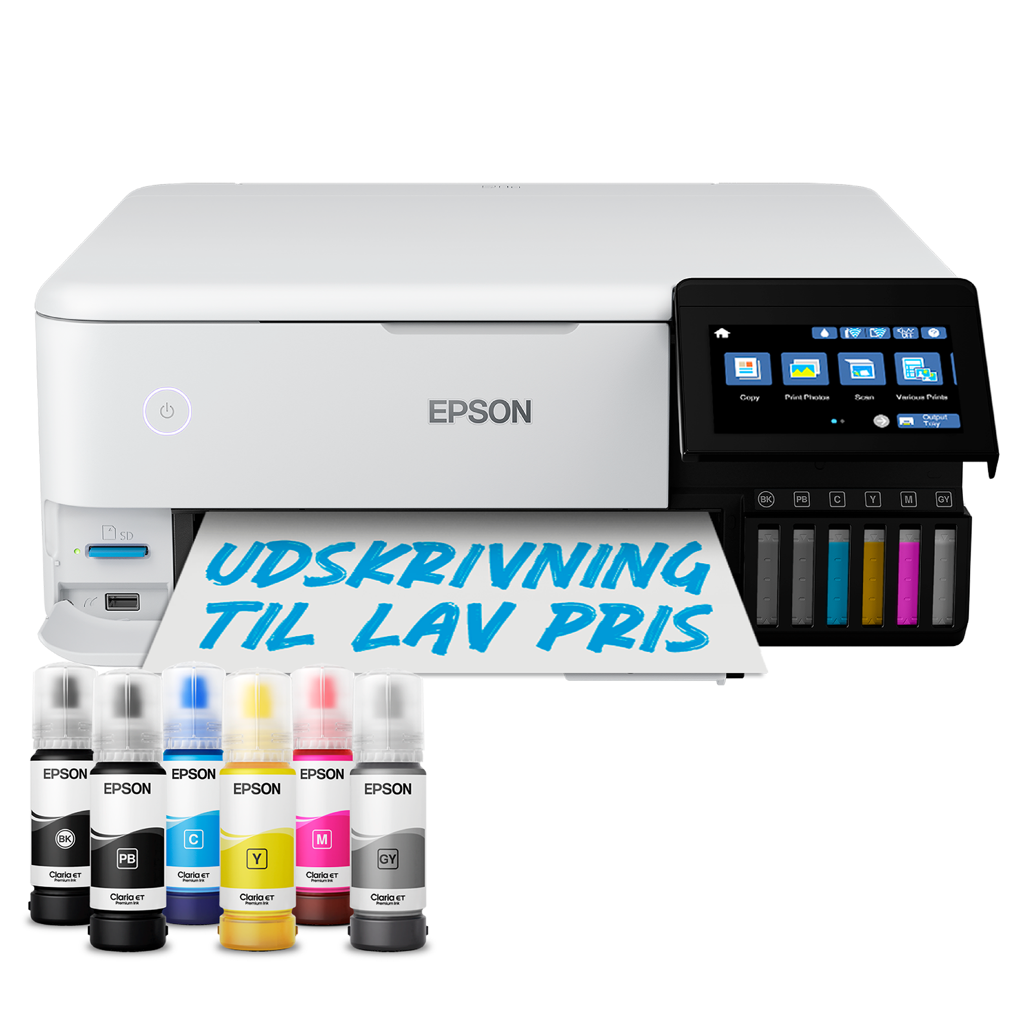 EcoTank ET-8500 A4 fotoprinter til Wi-Fi-blækbeholder