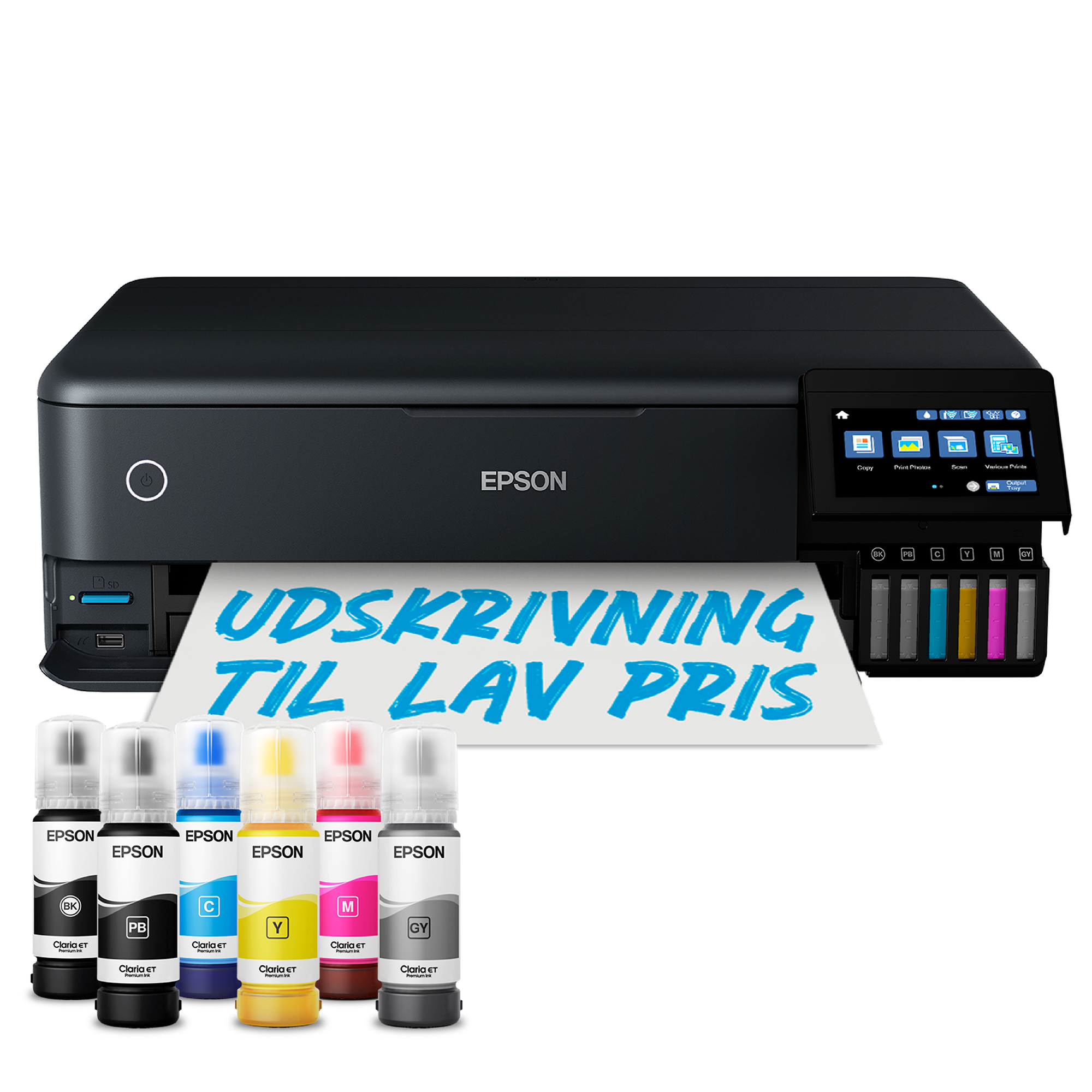 EcoTank ET-8550 A3+ fotoprinter med blækbeholder og Wi-Fi