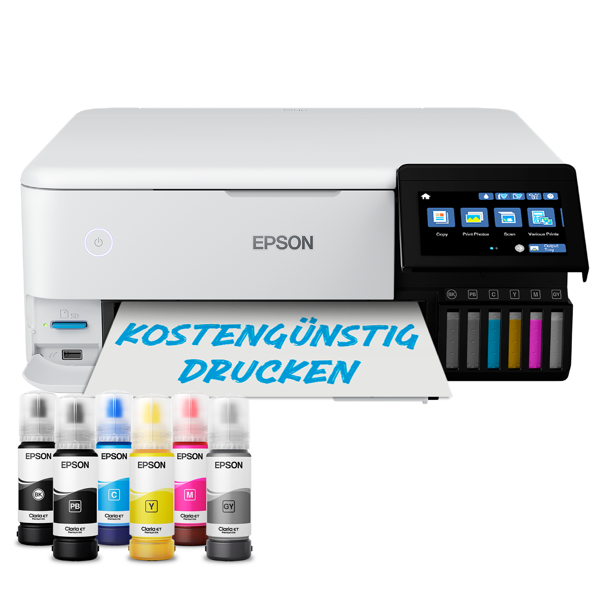 Ecotank Et 8500 Consumer Tintenstrahldrucker Drucker Produkte Epson Deutschland 8990