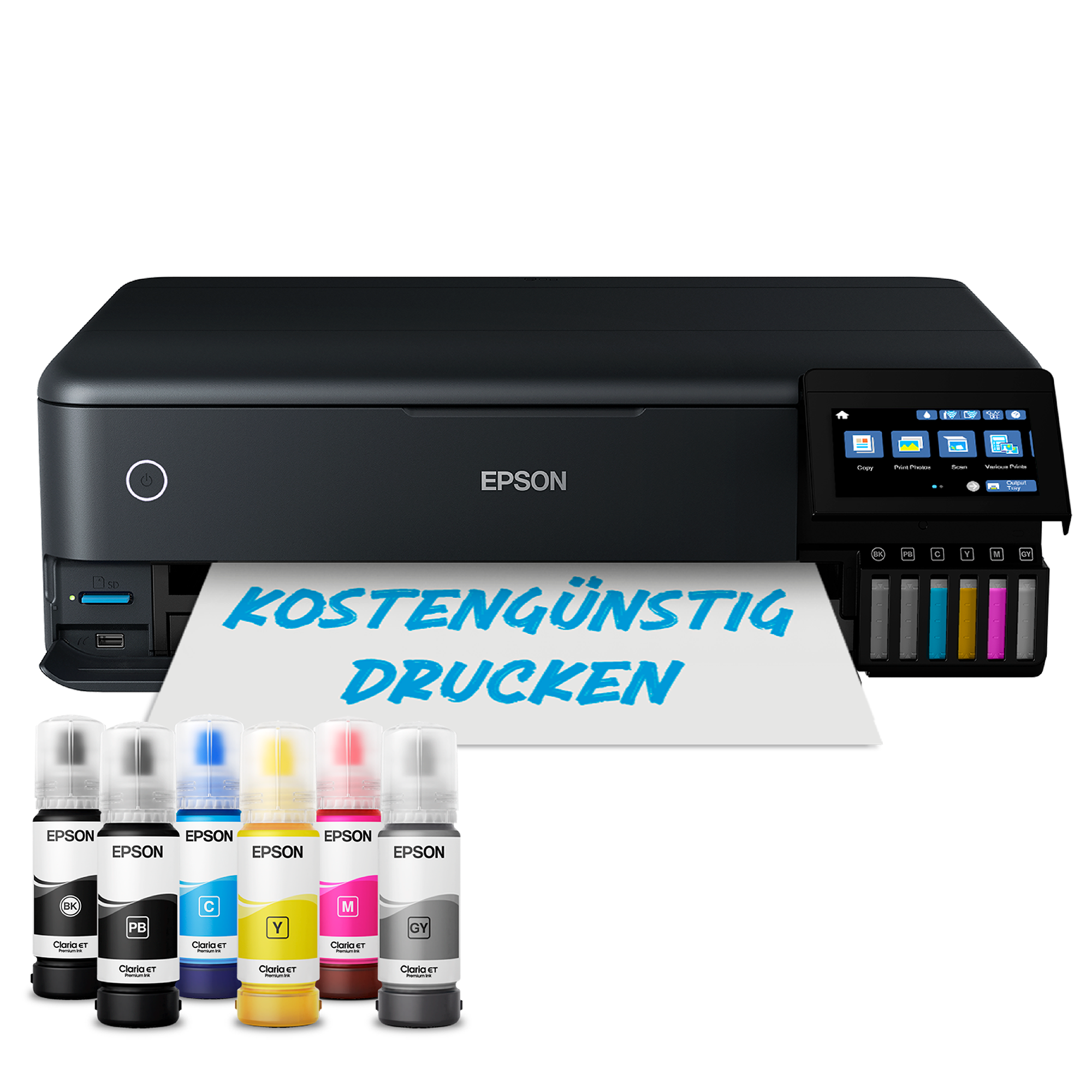 EcoTank ET-8550 DIN-A3+-WLAN-Tintentank-Fotodrucker