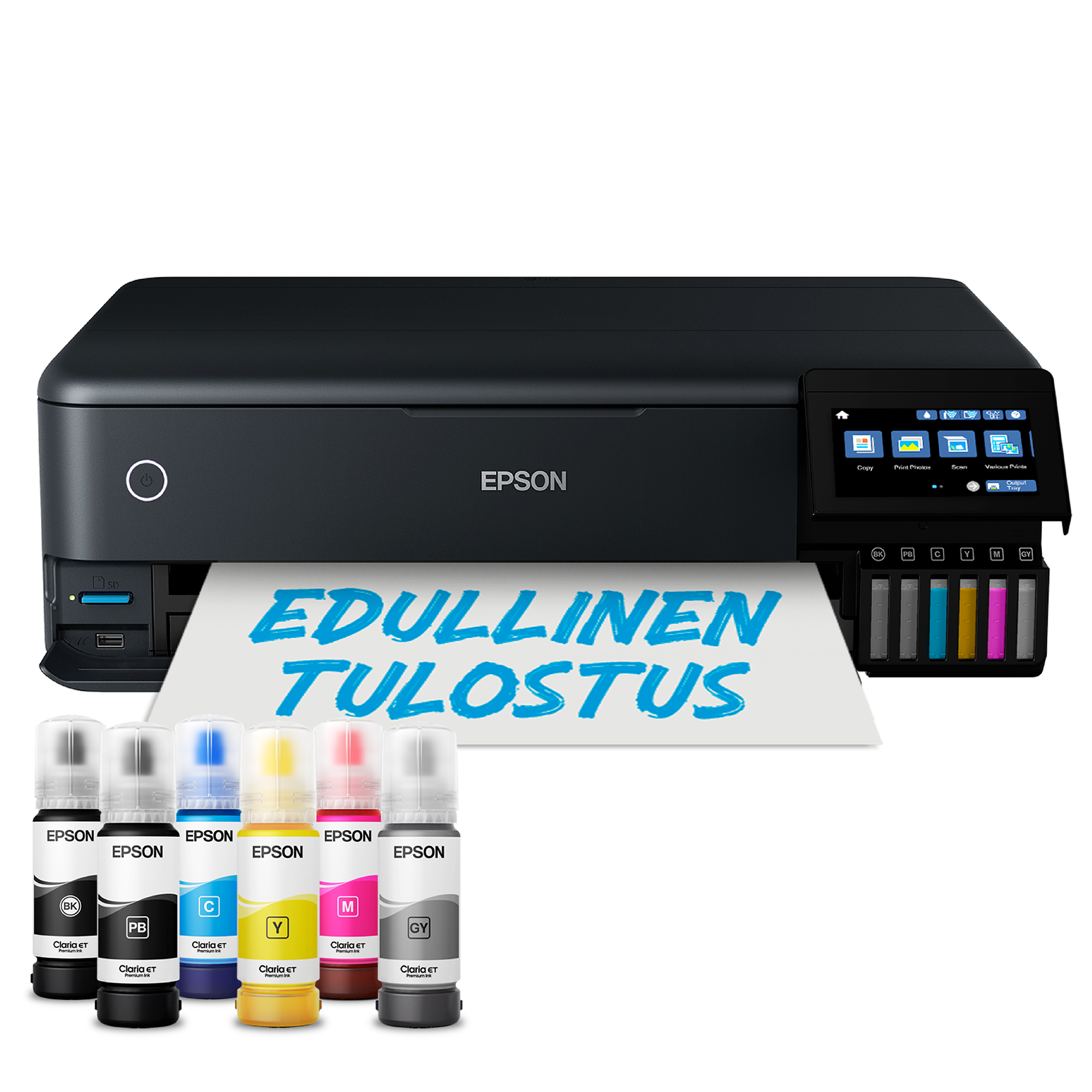 EcoTank ET-8550 A3+ -valokuvatulostin – Wi-Fi, uudelleentäytettävät mustesäiliöt