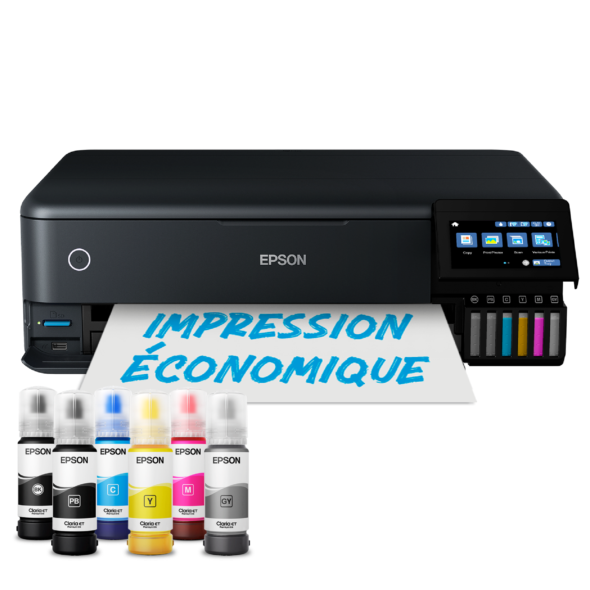 Tinta Epson 604 Pack Negro Tricolor (C13T10G64010) - Innova Informática :  Tinta original Epson